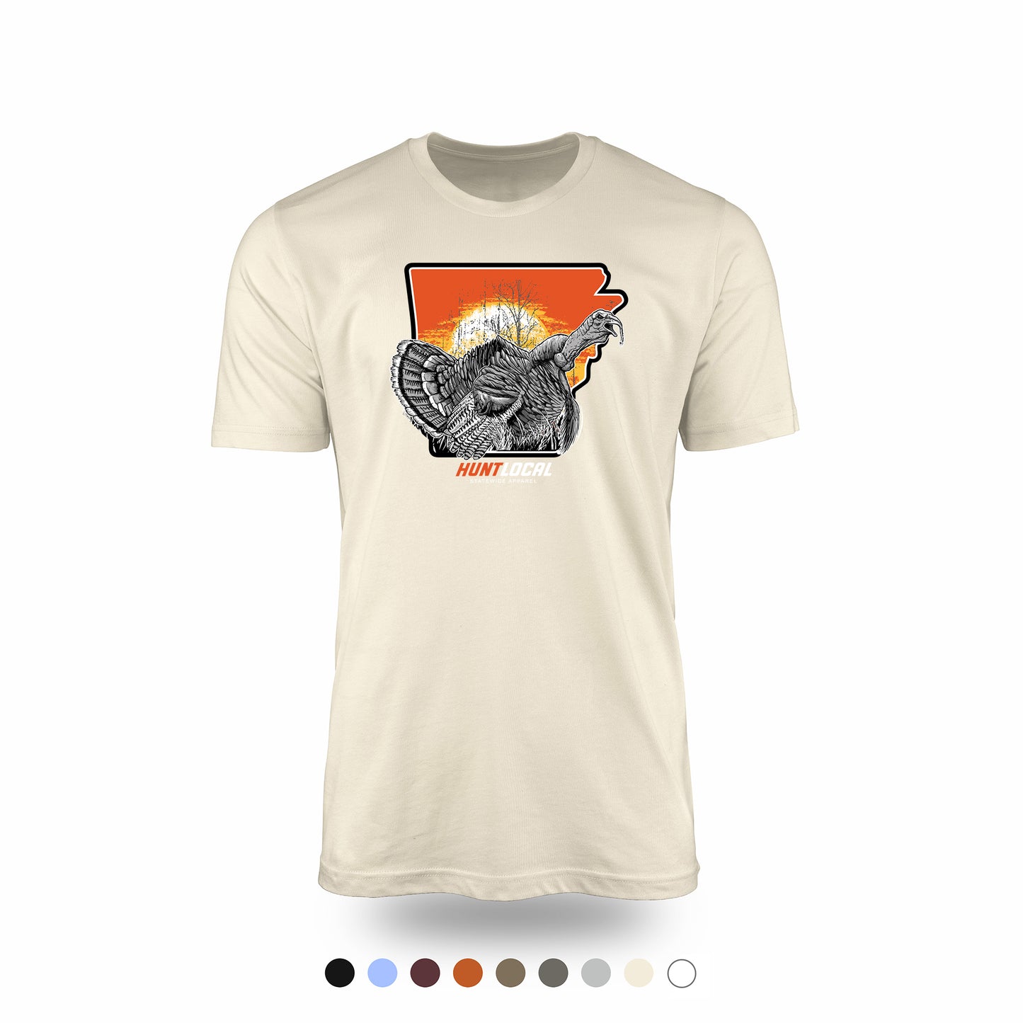 Arkansas - Sunrise Turkey Tee (front)