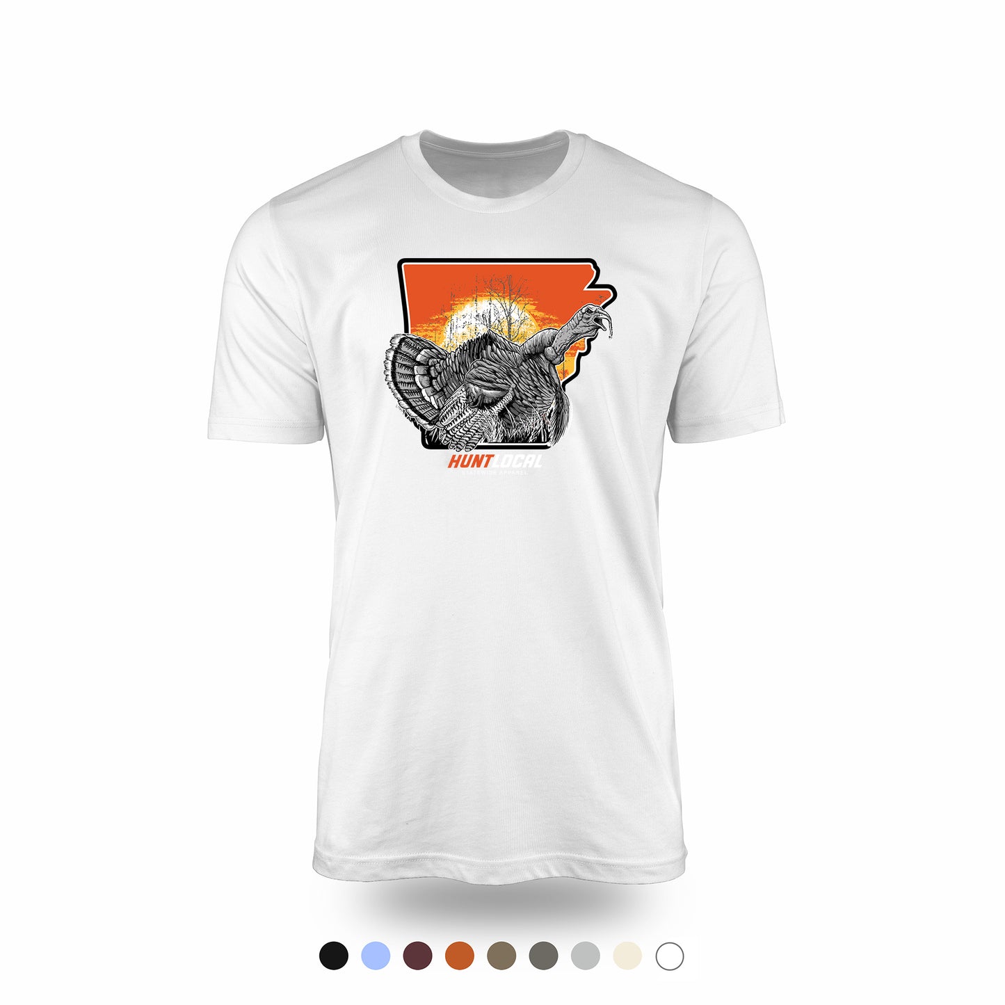Arkansas - Sunrise Turkey Tee (front)