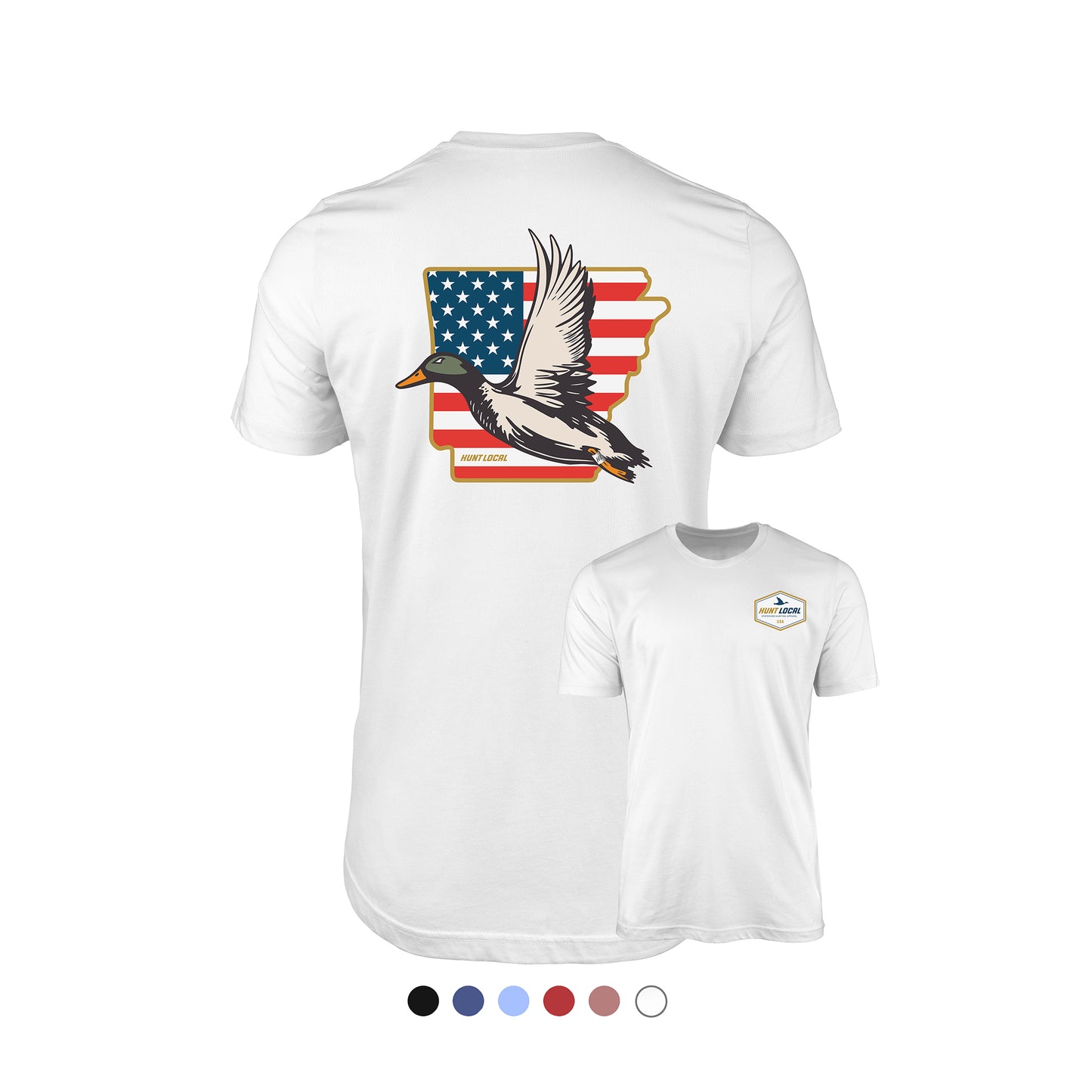 Arkansas - USA Waterfowl Back Tee