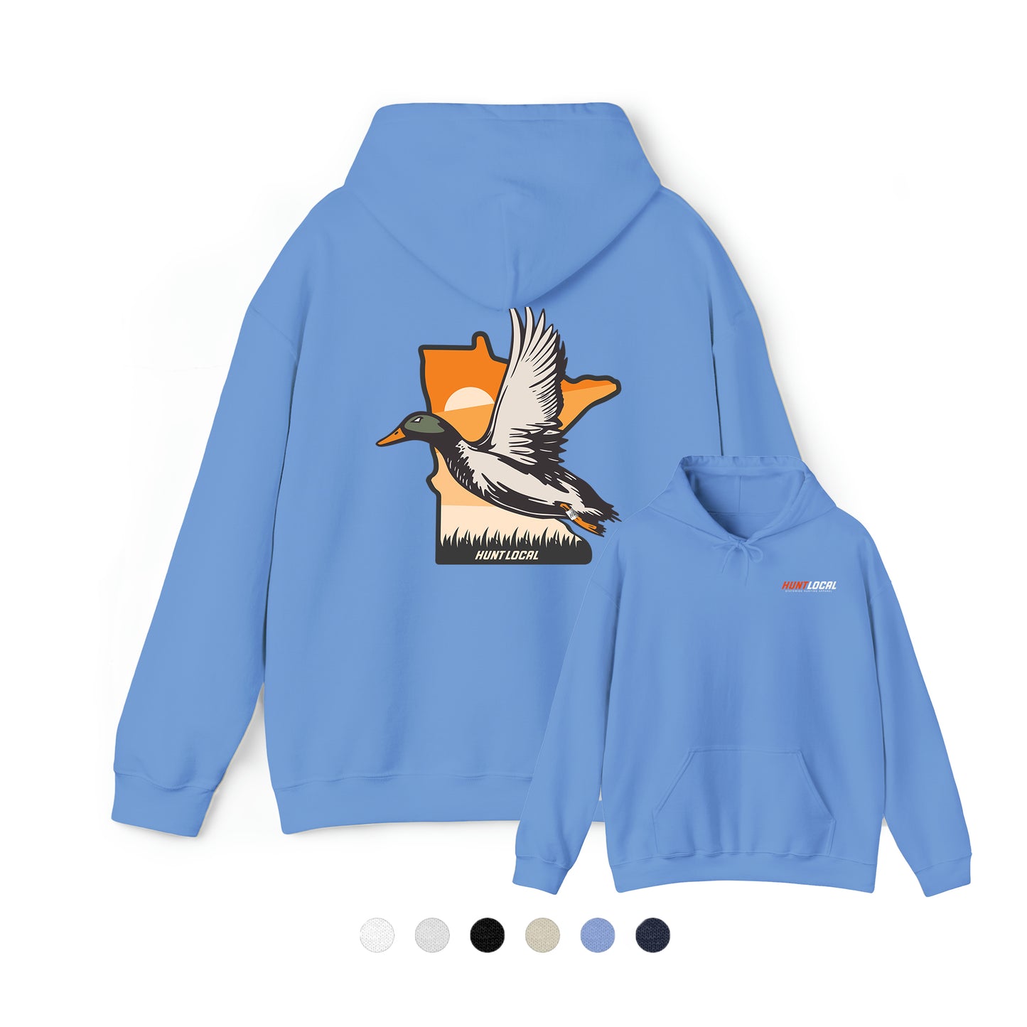 Minnesota - Sunset Waterfowl Hoodie (back)