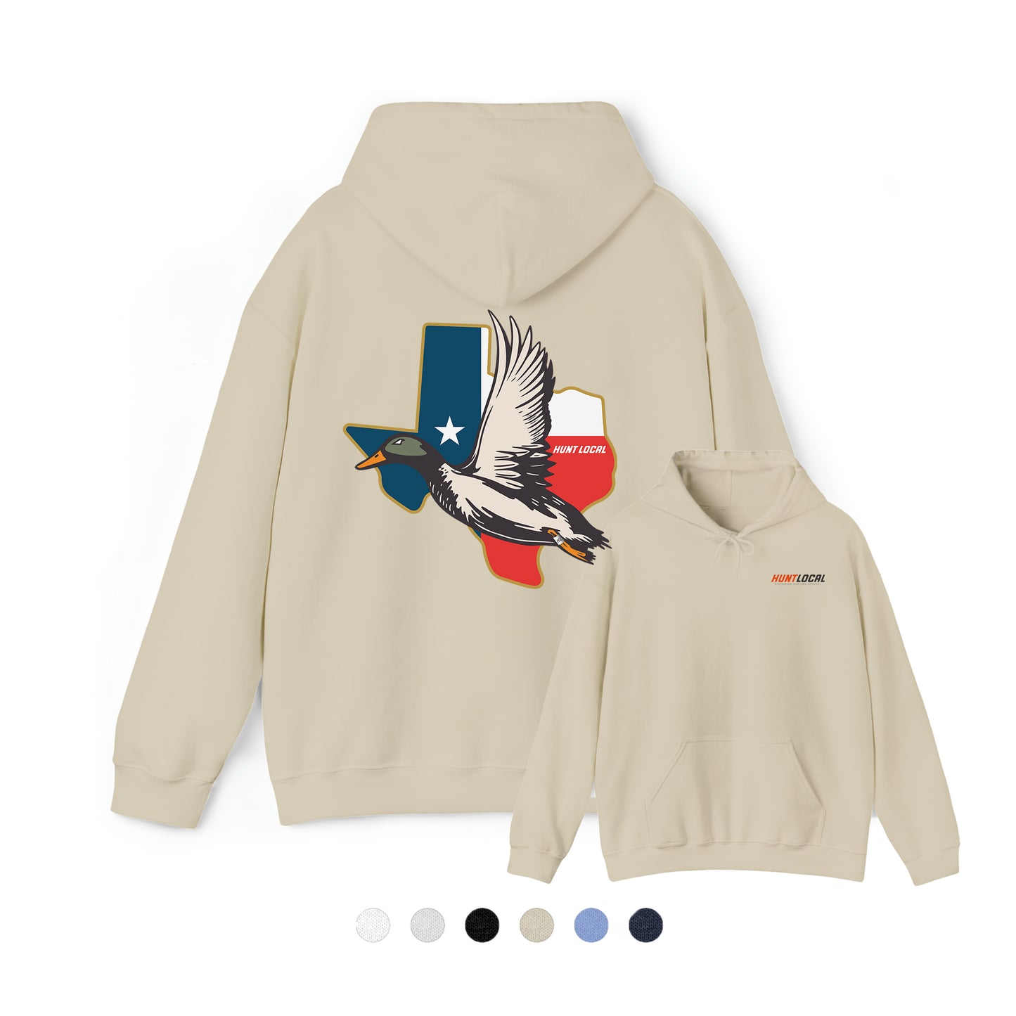 Texas - USA Waterfowl Hoodie (back)