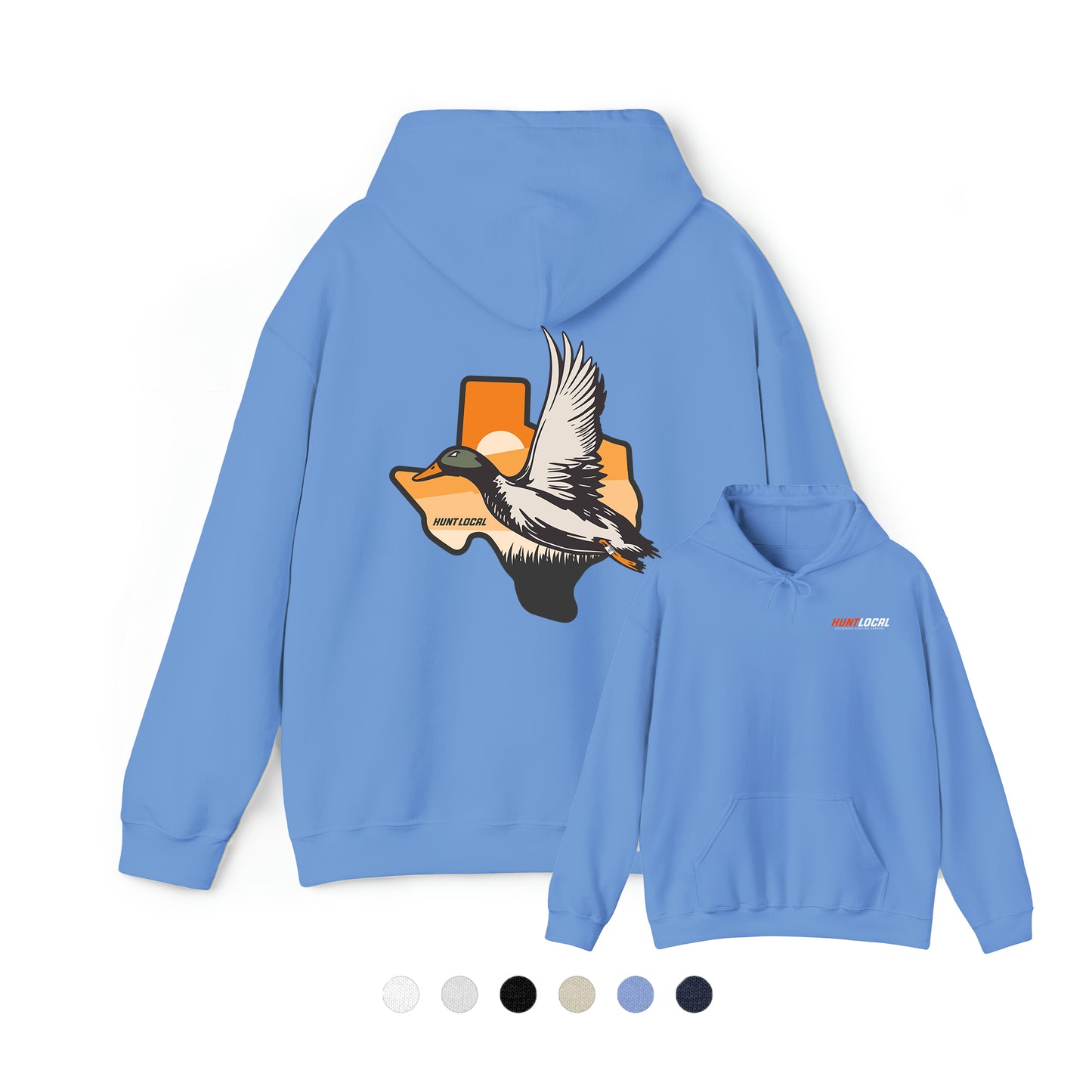 Texas - Sunset Waterfowl Hoodie (back)