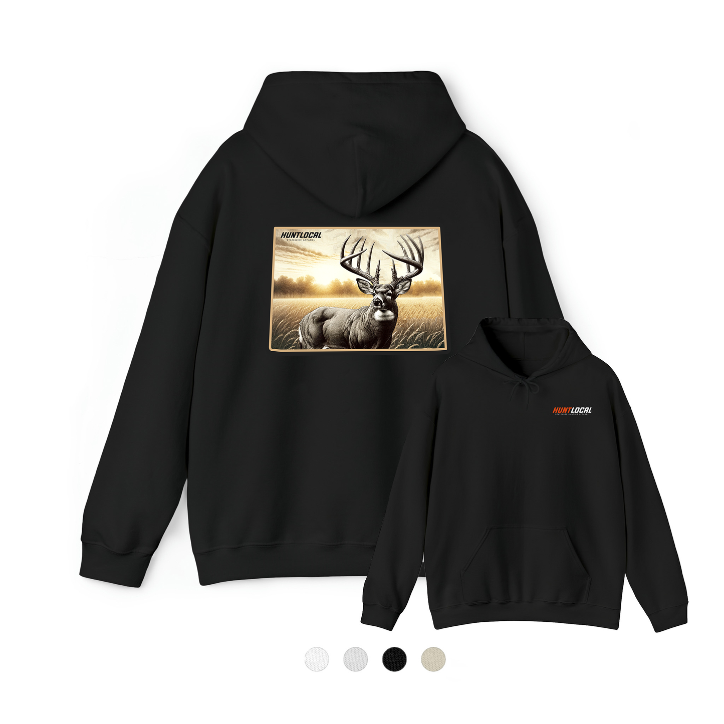 Colorado - Whitetail Buck Hoodie (back)