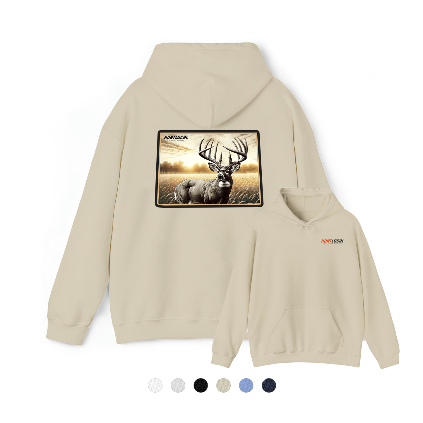 Colorado - Whitetail Buck Hoodie (back)