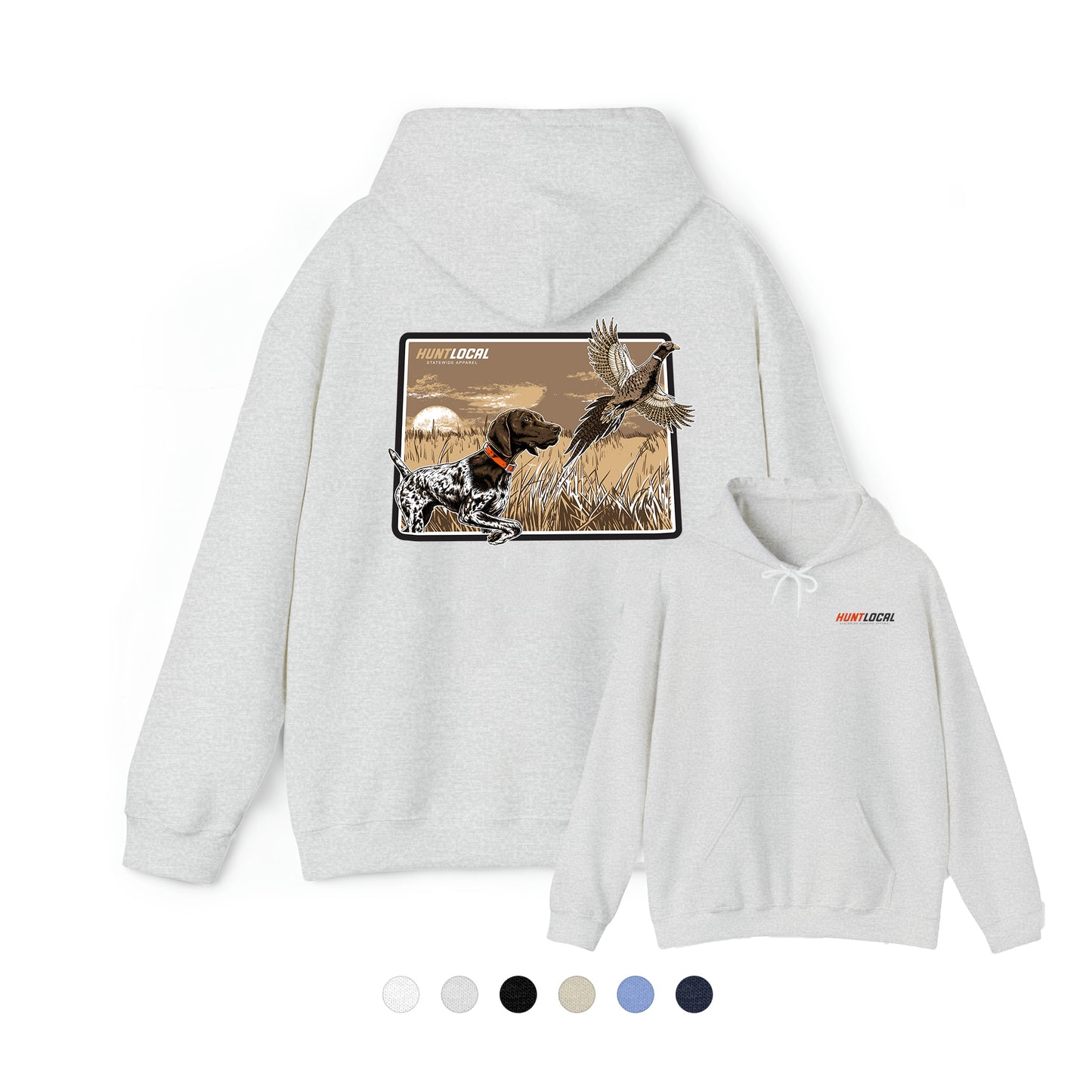 Colorado - Upland Bird Dog Hoodie (back)