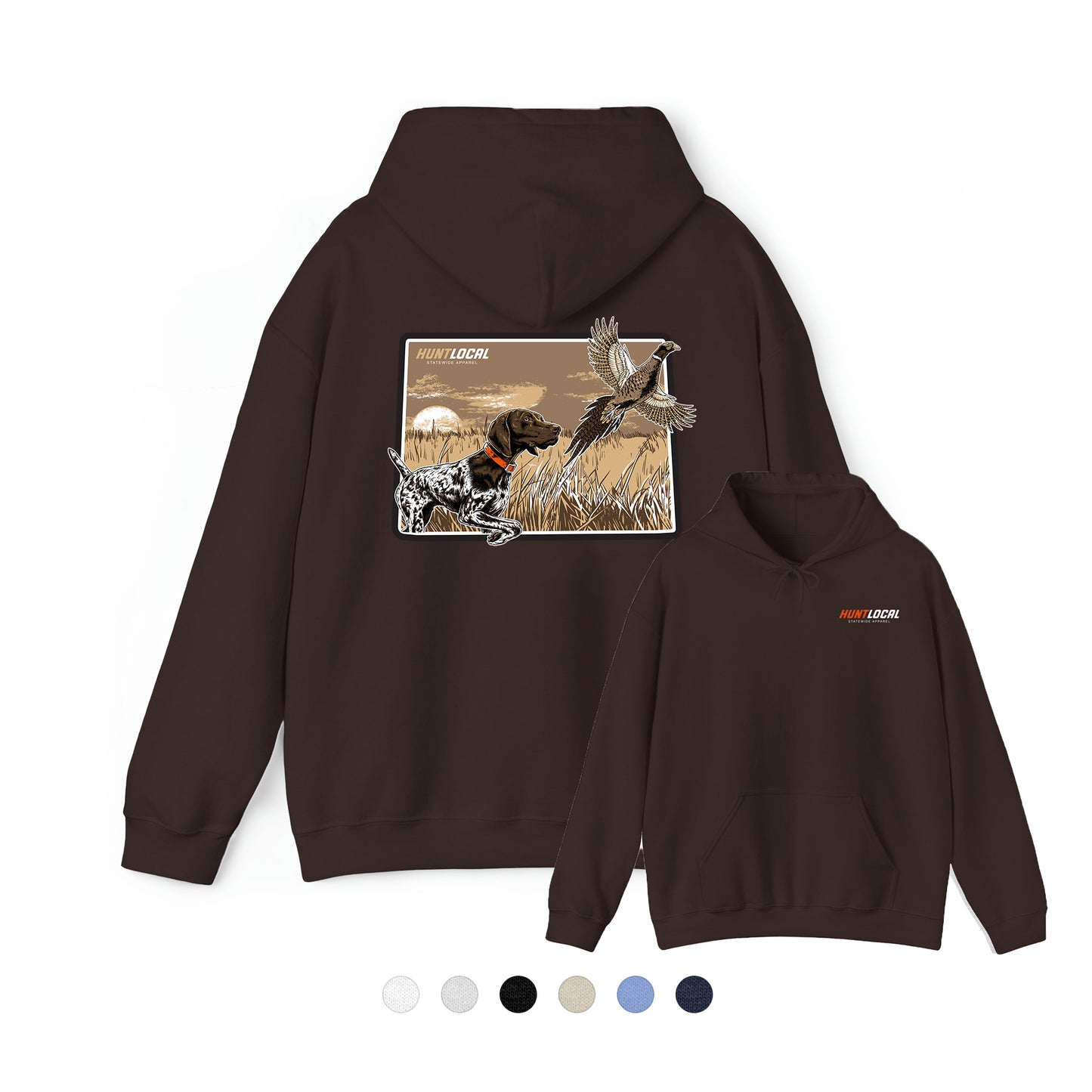 Colorado - Upland Bird Dog Hoodie (back)