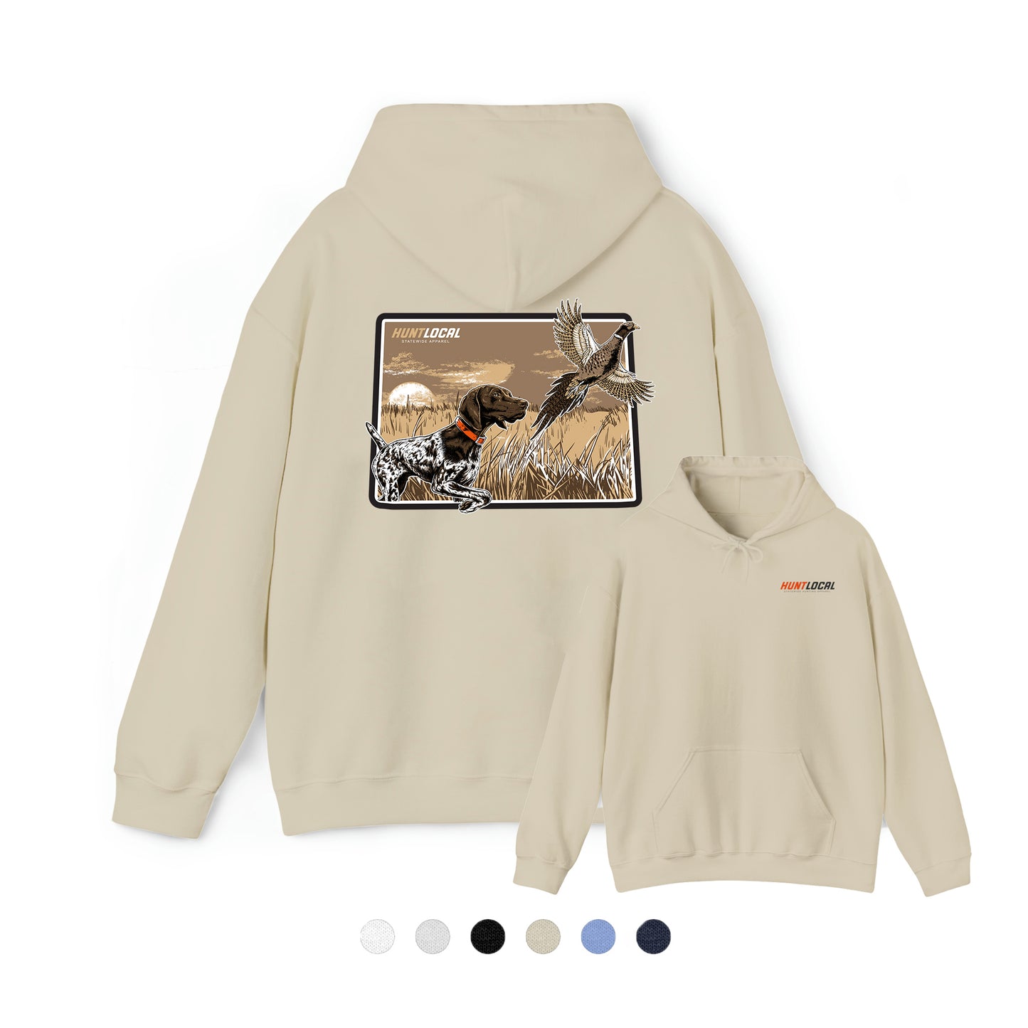 Colorado - Upland Bird Dog Hoodie (back)
