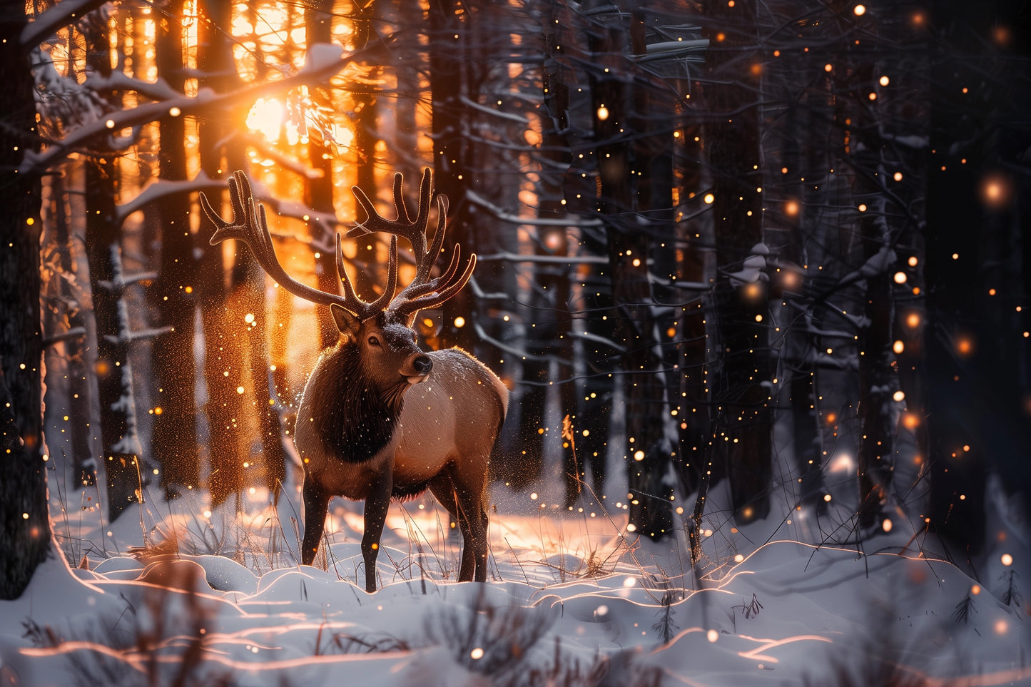 SCENE 111 - Custom Elk Art