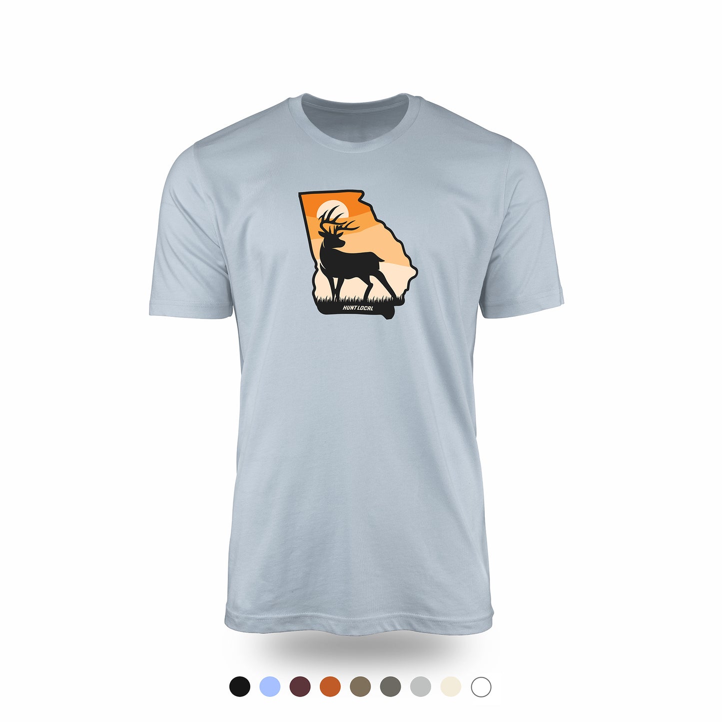 Georgia - Sunset Buck Front Tee