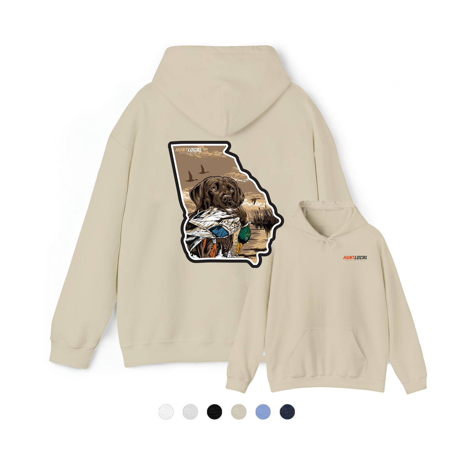 Georgia - Waterfowl Lab Hoodie (back)