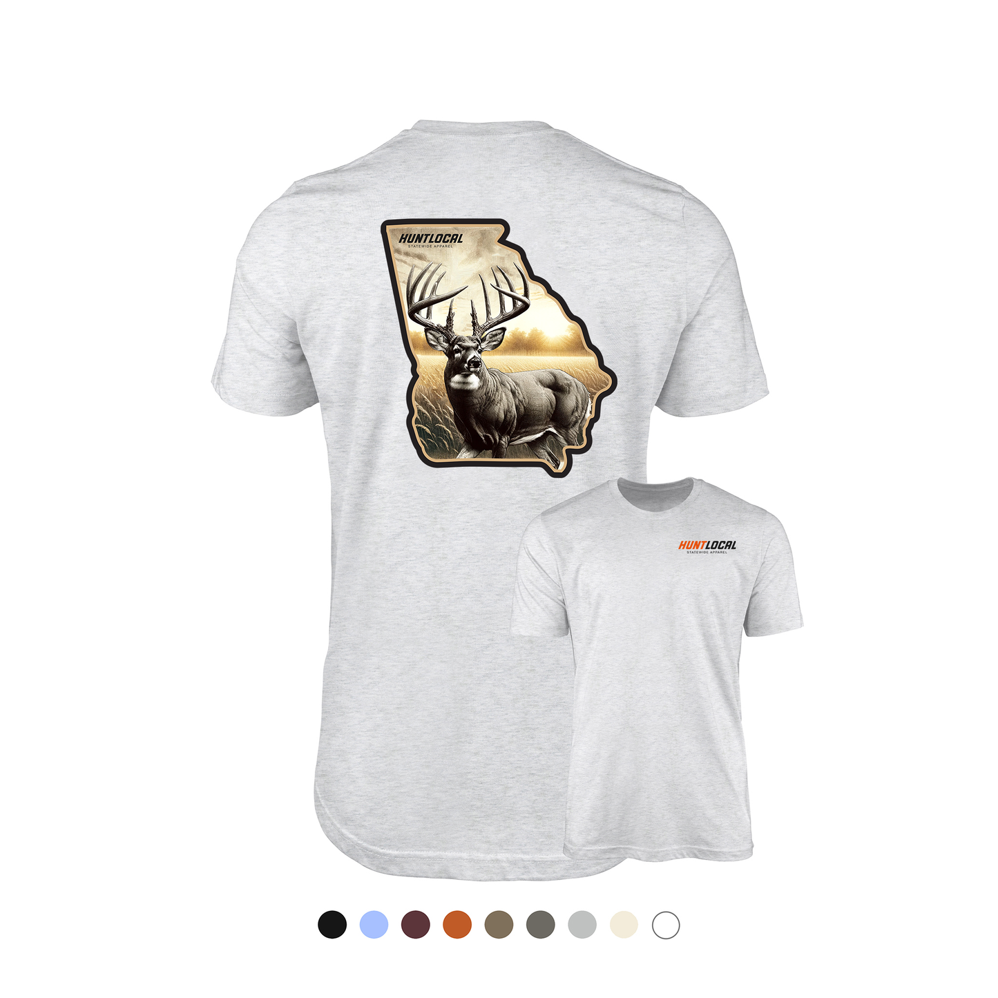 Georgia - Whitetail Buck Tee (back)