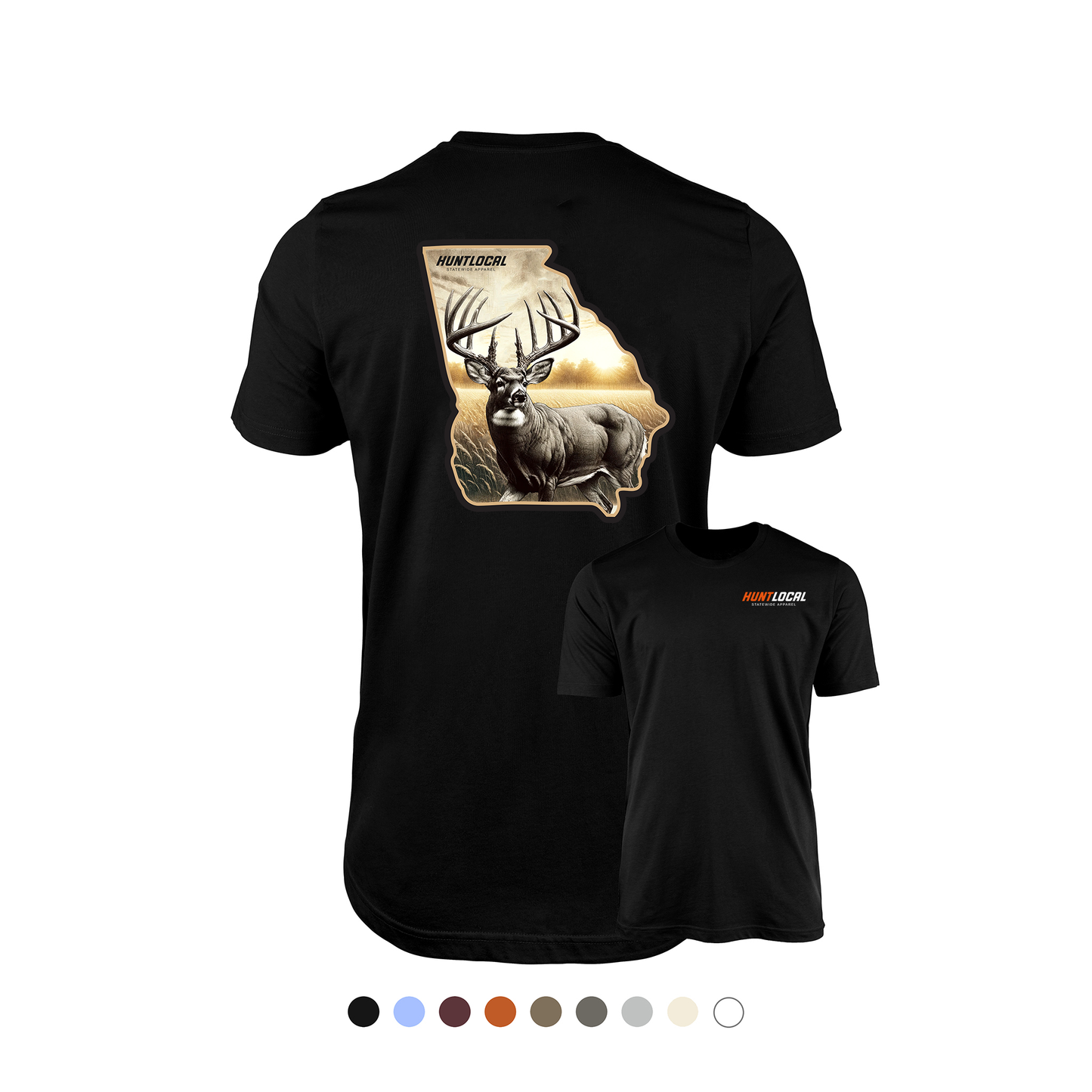 Georgia - Whitetail Buck Tee (back)