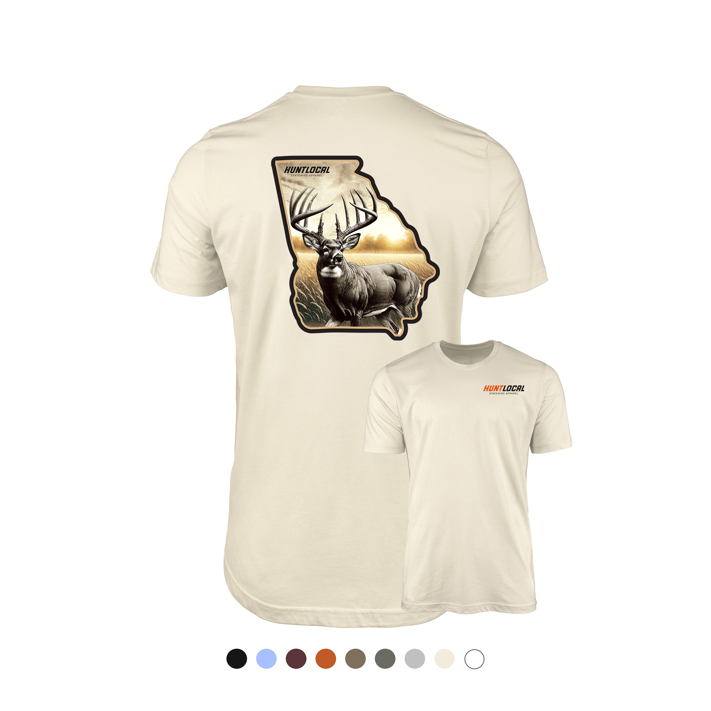 Georgia - Whitetail Buck Tee (back)