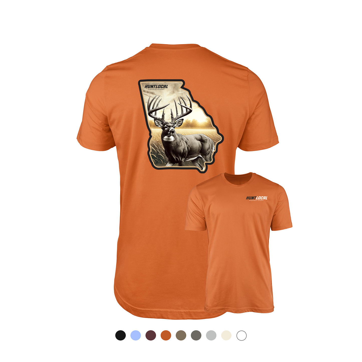 Georgia - Whitetail Buck Tee (back)