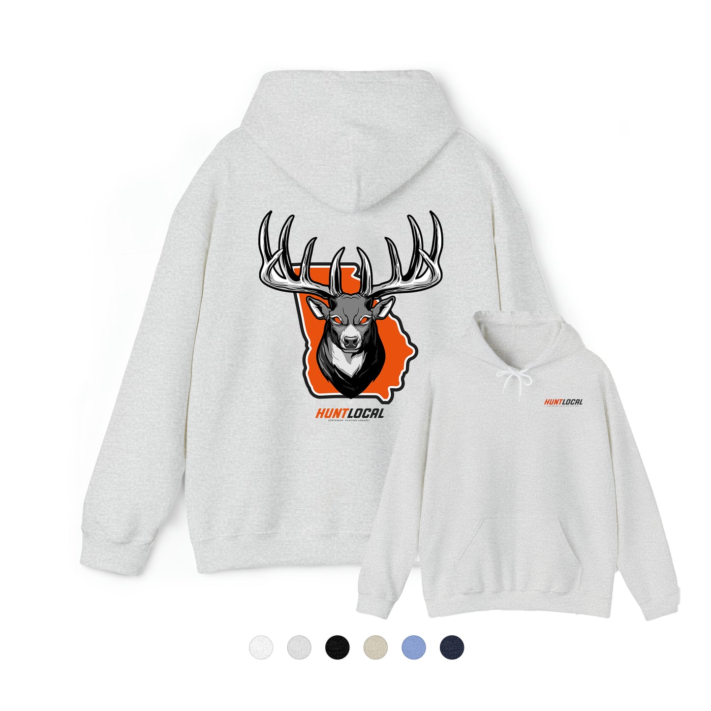 Georgia - Alpha Buck Hoodie (back)