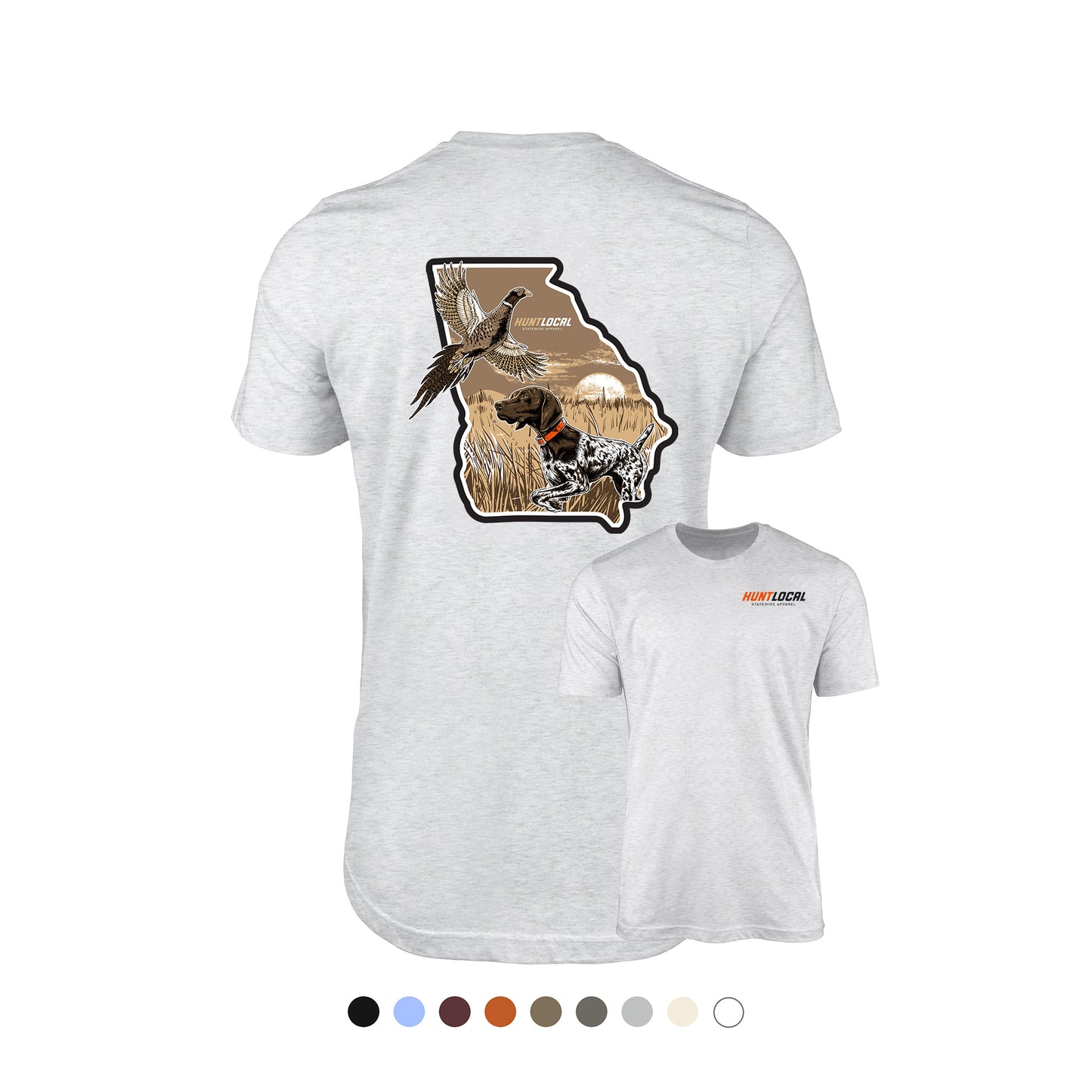 Georgia - Upland Bird Dog Tee (back)