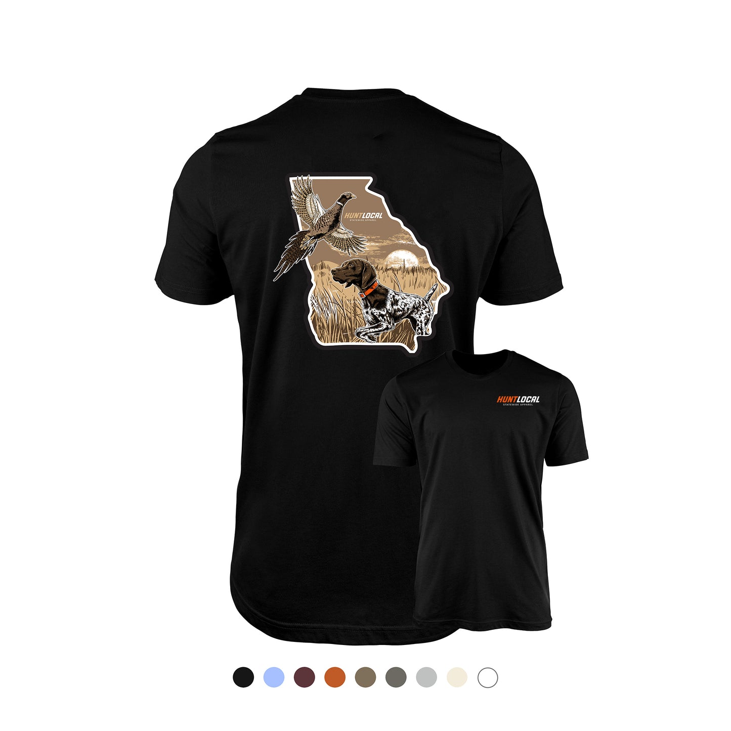 Georgia - Upland Bird Dog Tee (back)