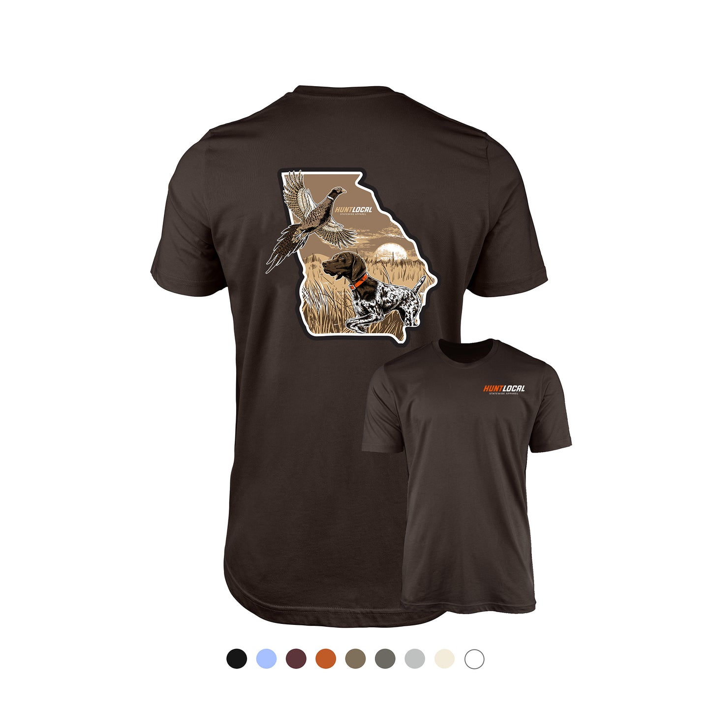 Georgia - Upland Bird Dog Tee (back)