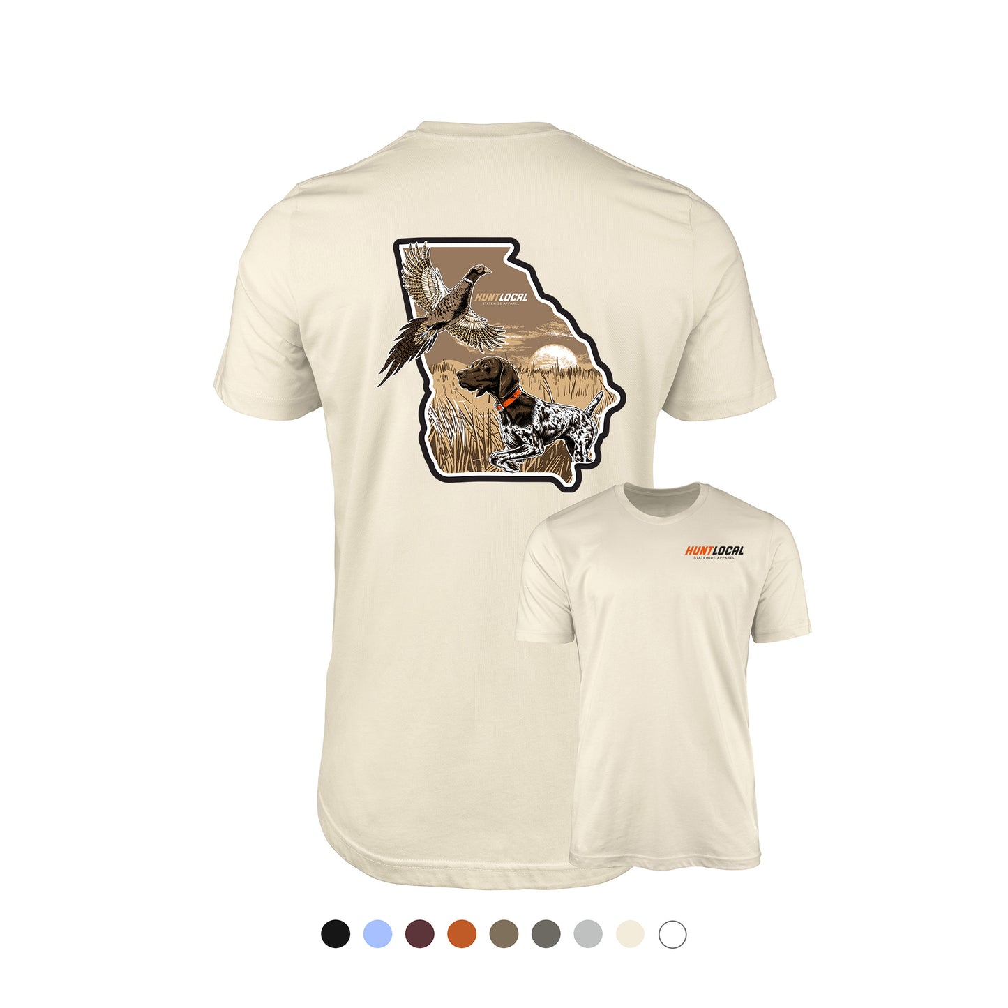 Georgia - Upland Bird Dog Tee (back)