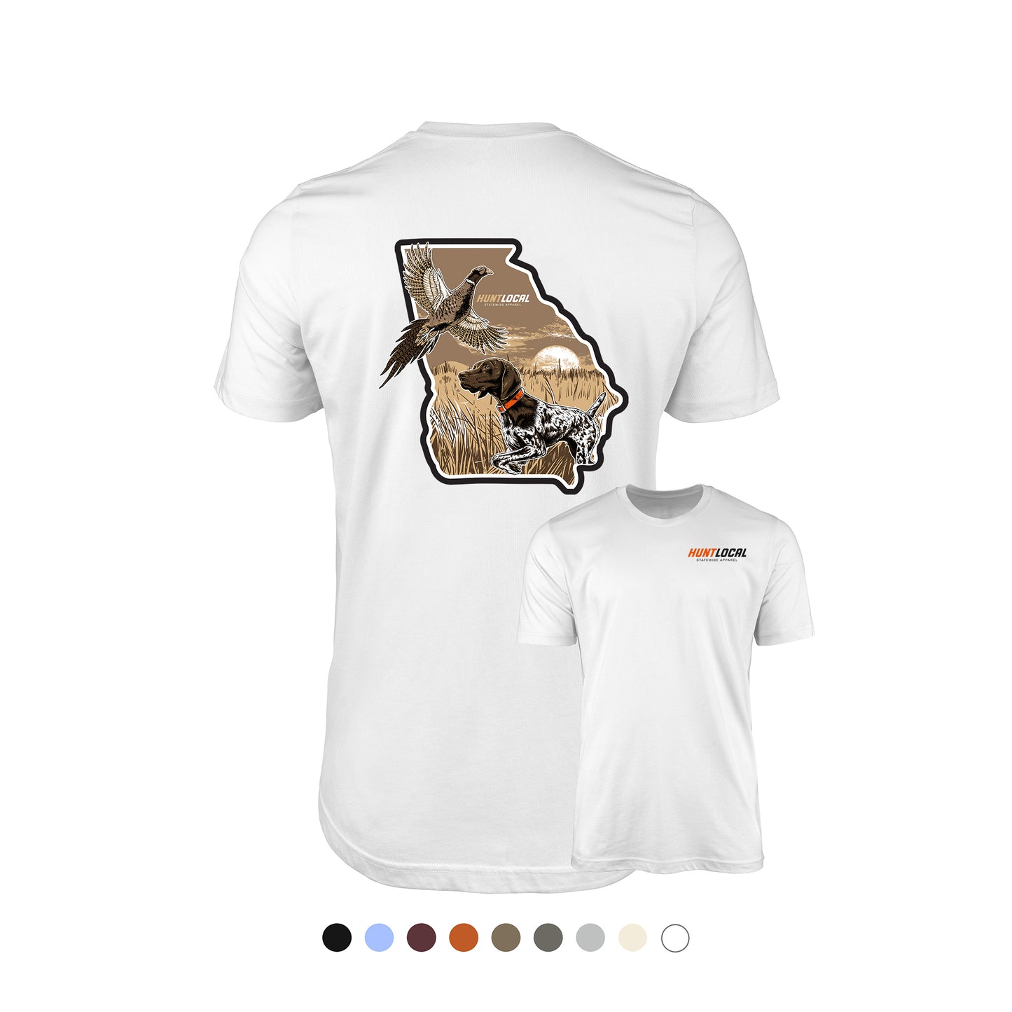Georgia - Upland Bird Dog Tee (back)