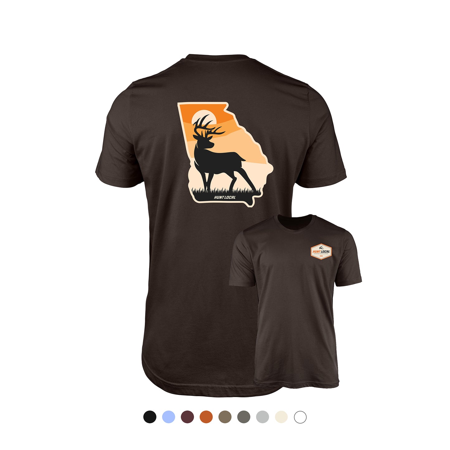 Georgia - Sunset Buck Tee