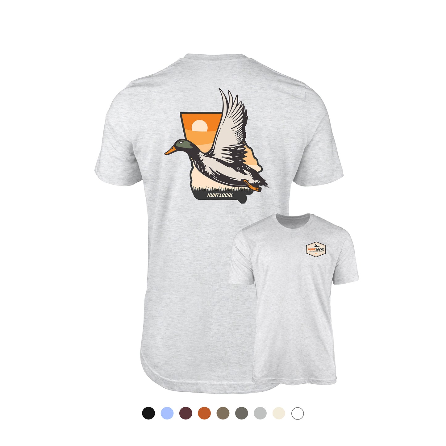 Georgia - Sunset Waterfowl Back Tee