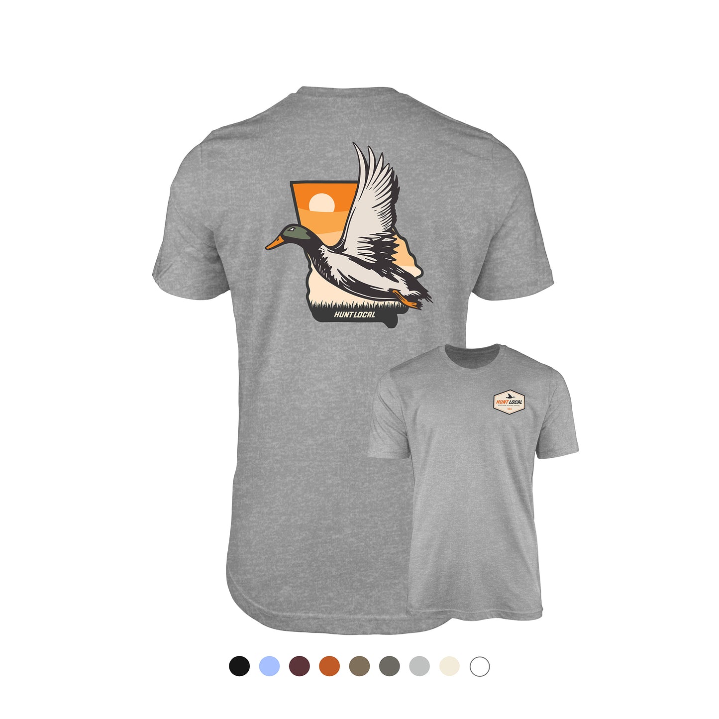 Georgia - Sunset Waterfowl Back Tee
