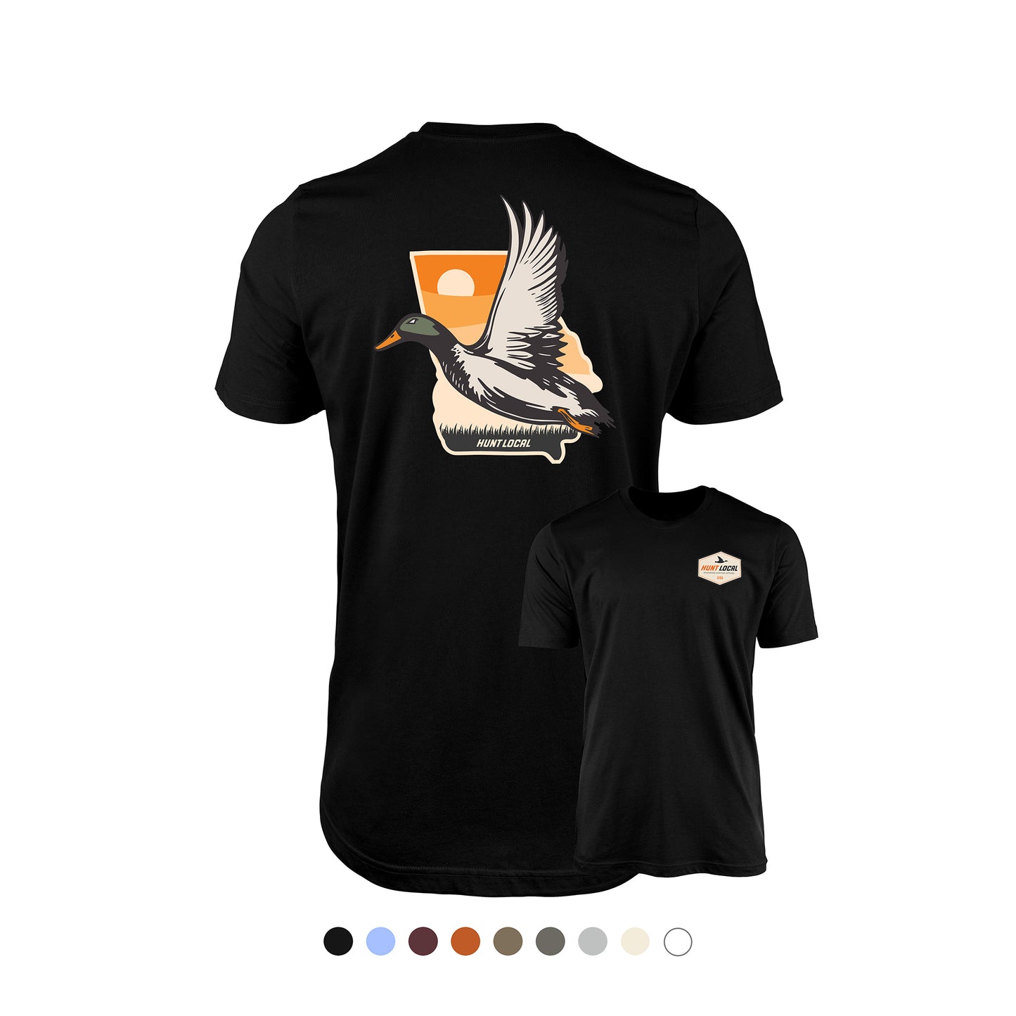 Georgia - Sunset Waterfowl Back Tee