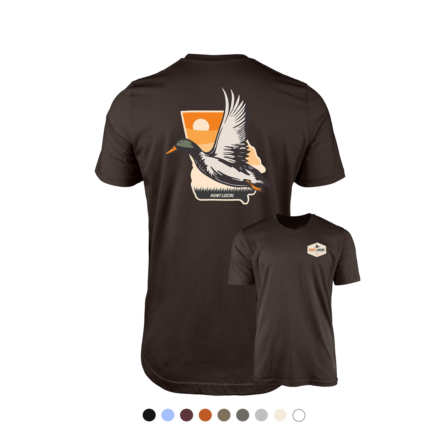 Georgia - Sunset Waterfowl Back Tee
