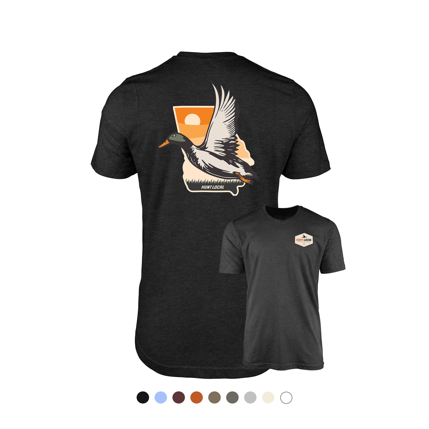 Georgia - Sunset Waterfowl Back Tee