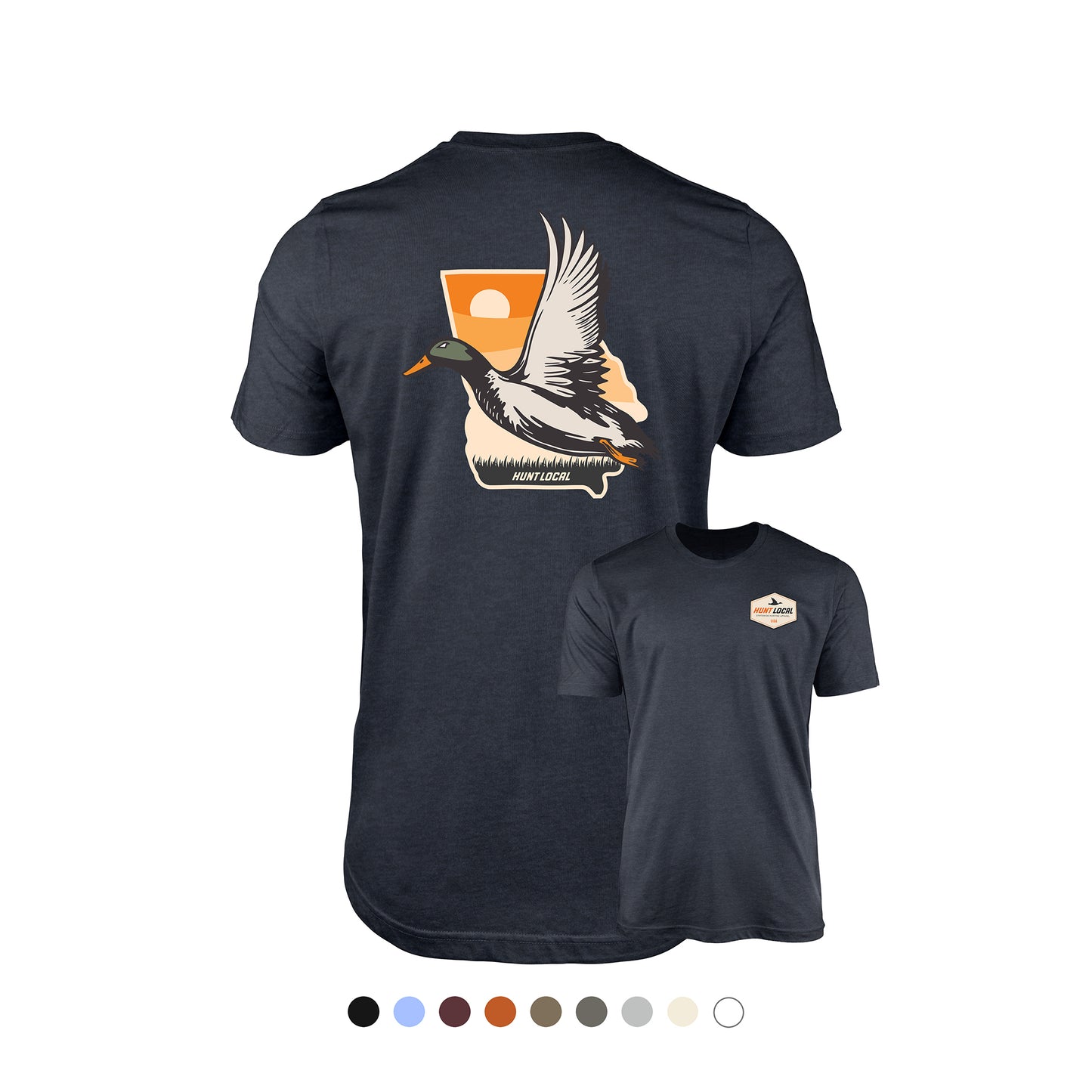 Georgia - Sunset Waterfowl Back Tee