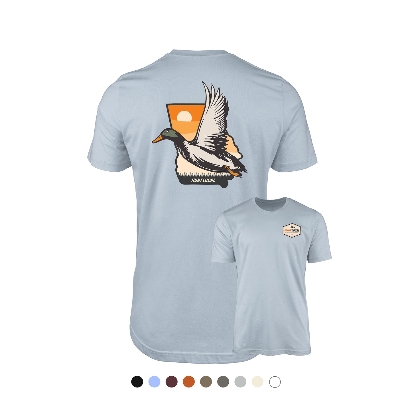 Georgia - Sunset Waterfowl Back Tee