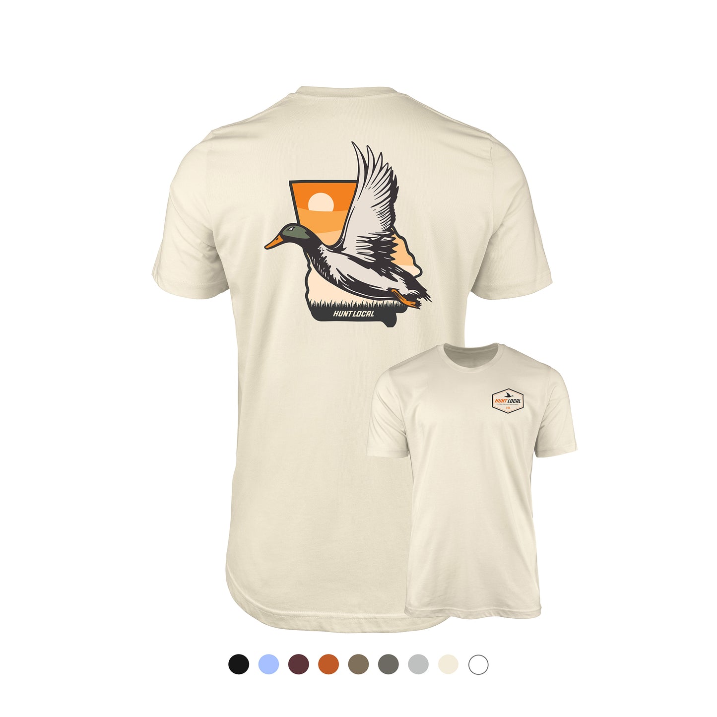 Georgia - Sunset Waterfowl Back Tee