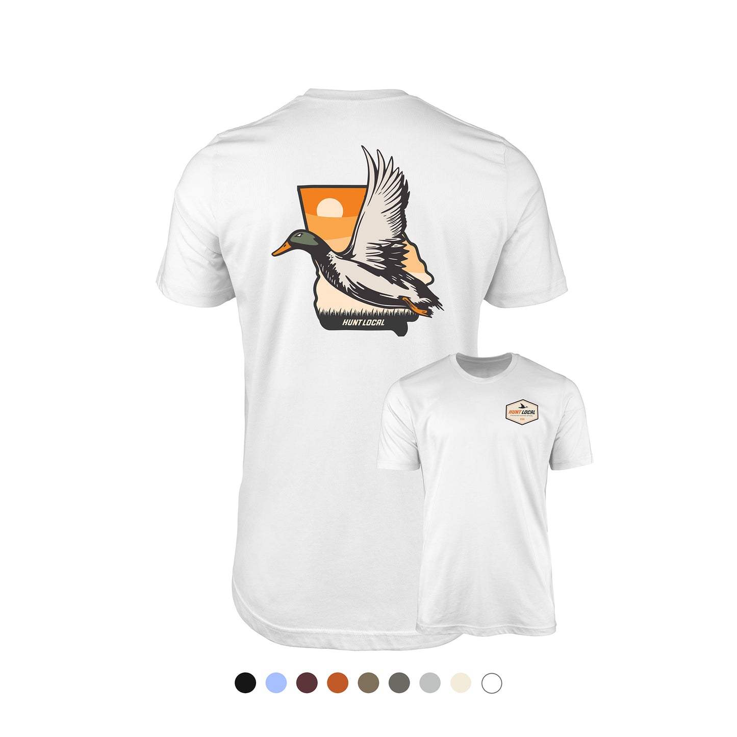 Georgia - Sunset Waterfowl Back Tee