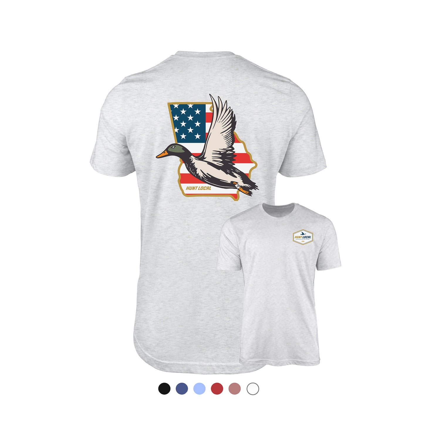 Georgia - USA Waterfowl Back Tee