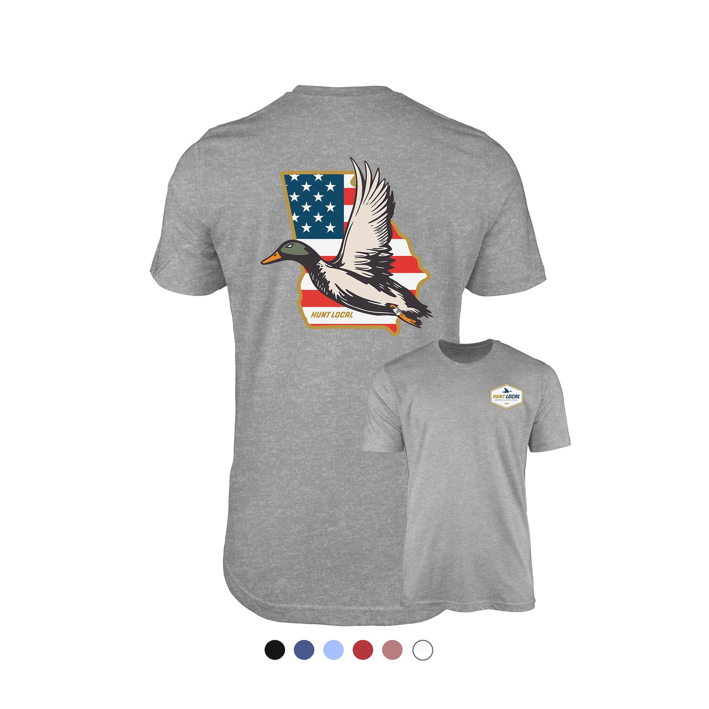Georgia - USA Waterfowl Back Tee