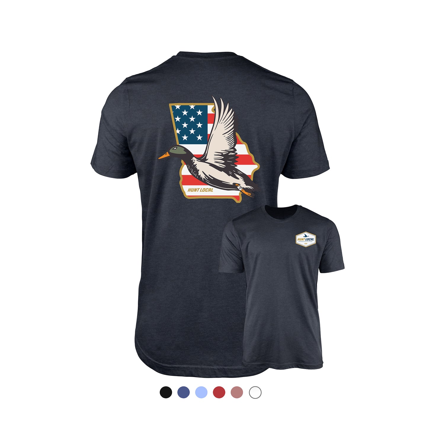 Georgia - USA Waterfowl Back Tee