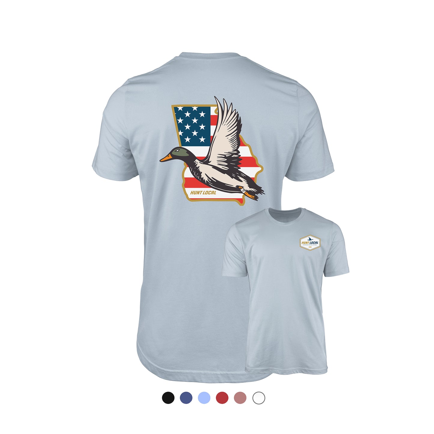Georgia - USA Waterfowl Back Tee
