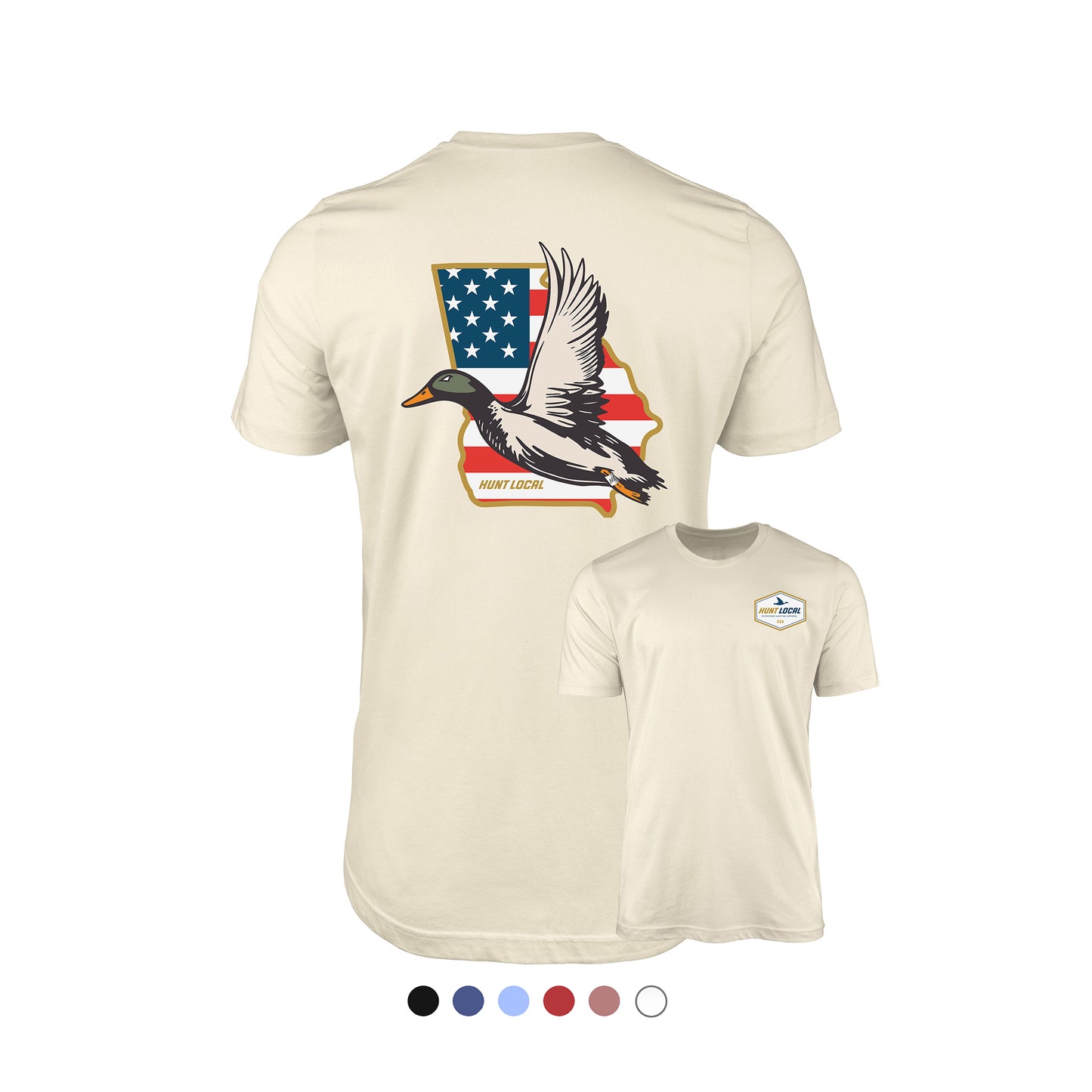 Georgia - USA Waterfowl Back Tee