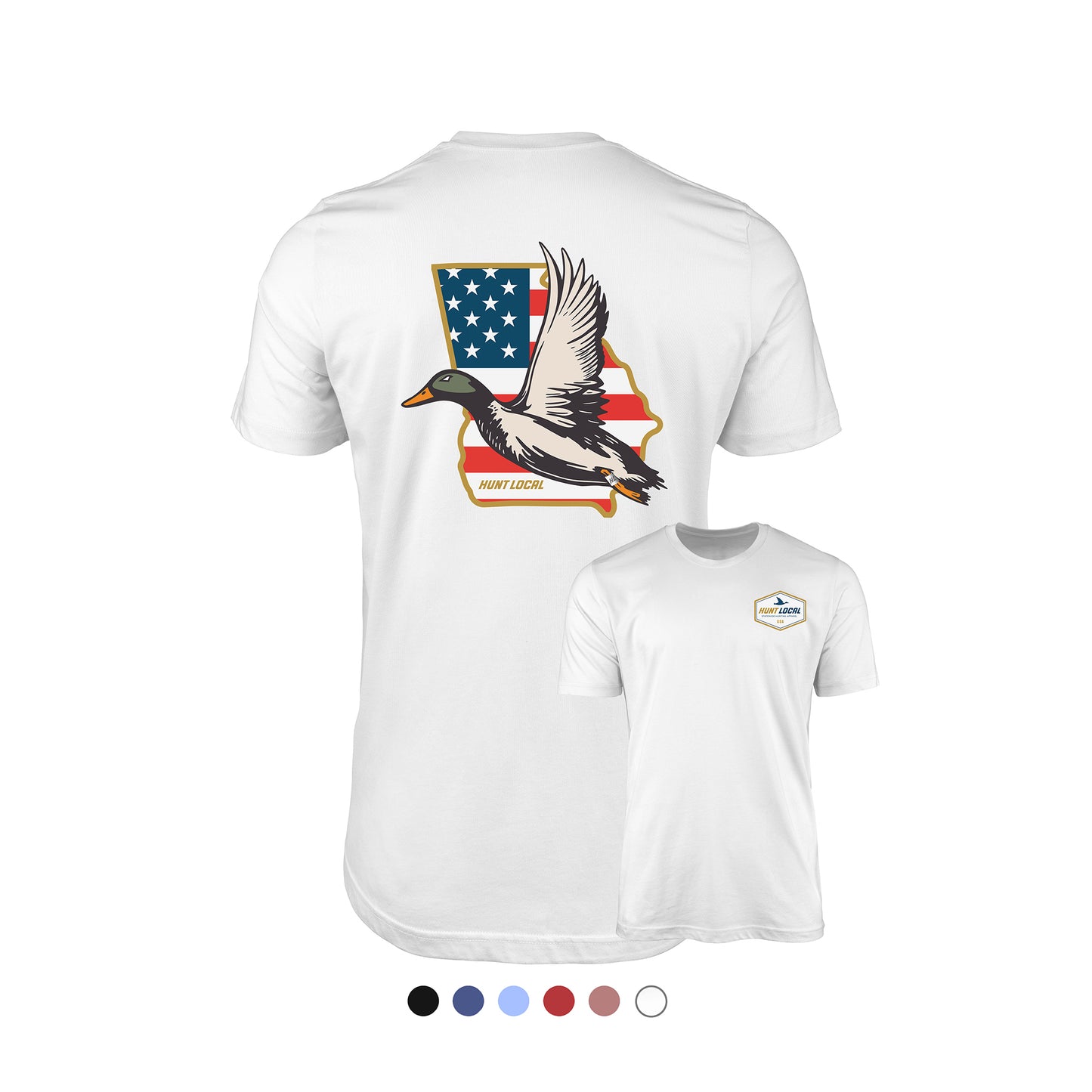 Georgia - USA Waterfowl Back Tee