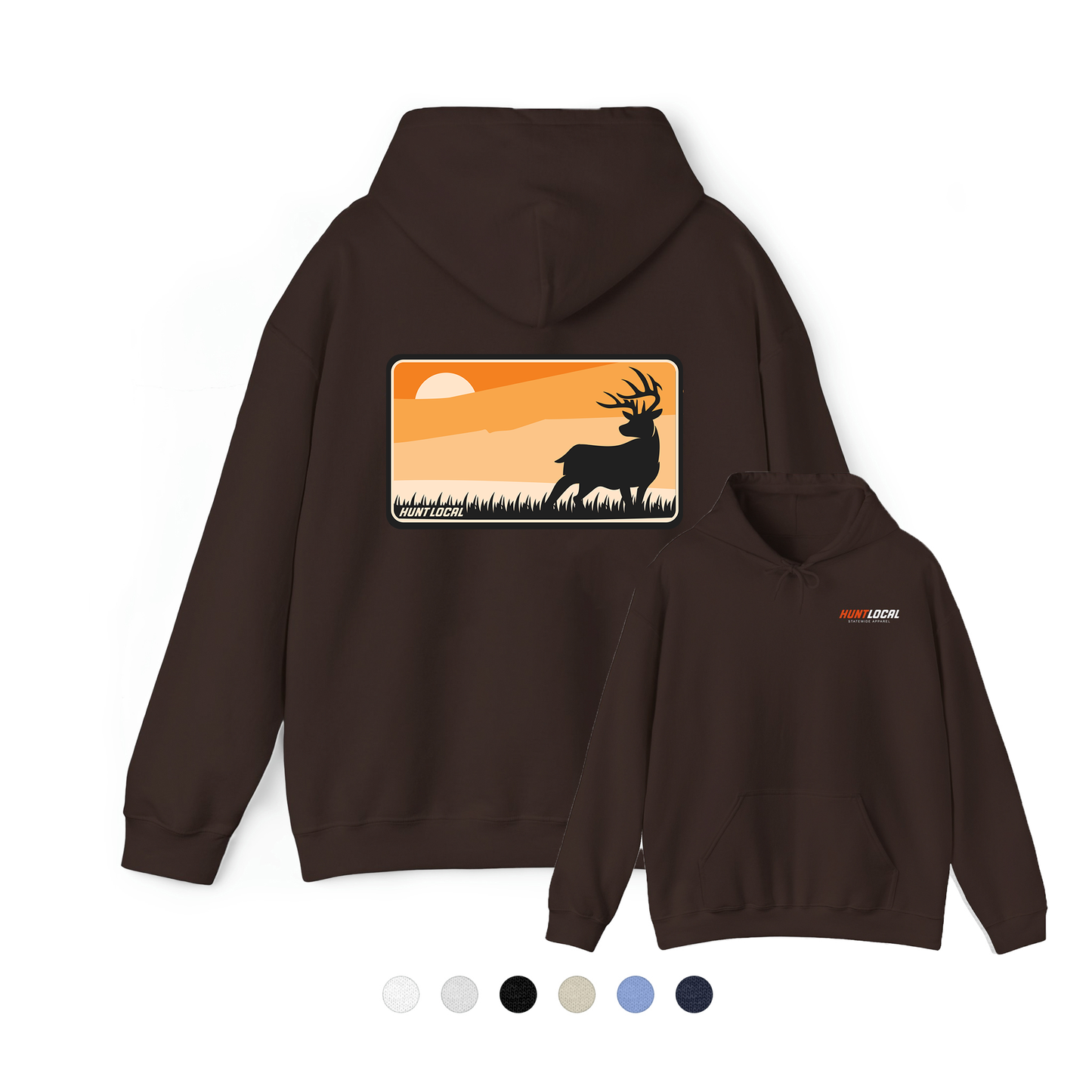 Generic - Sunset Buck Hoodie (back)