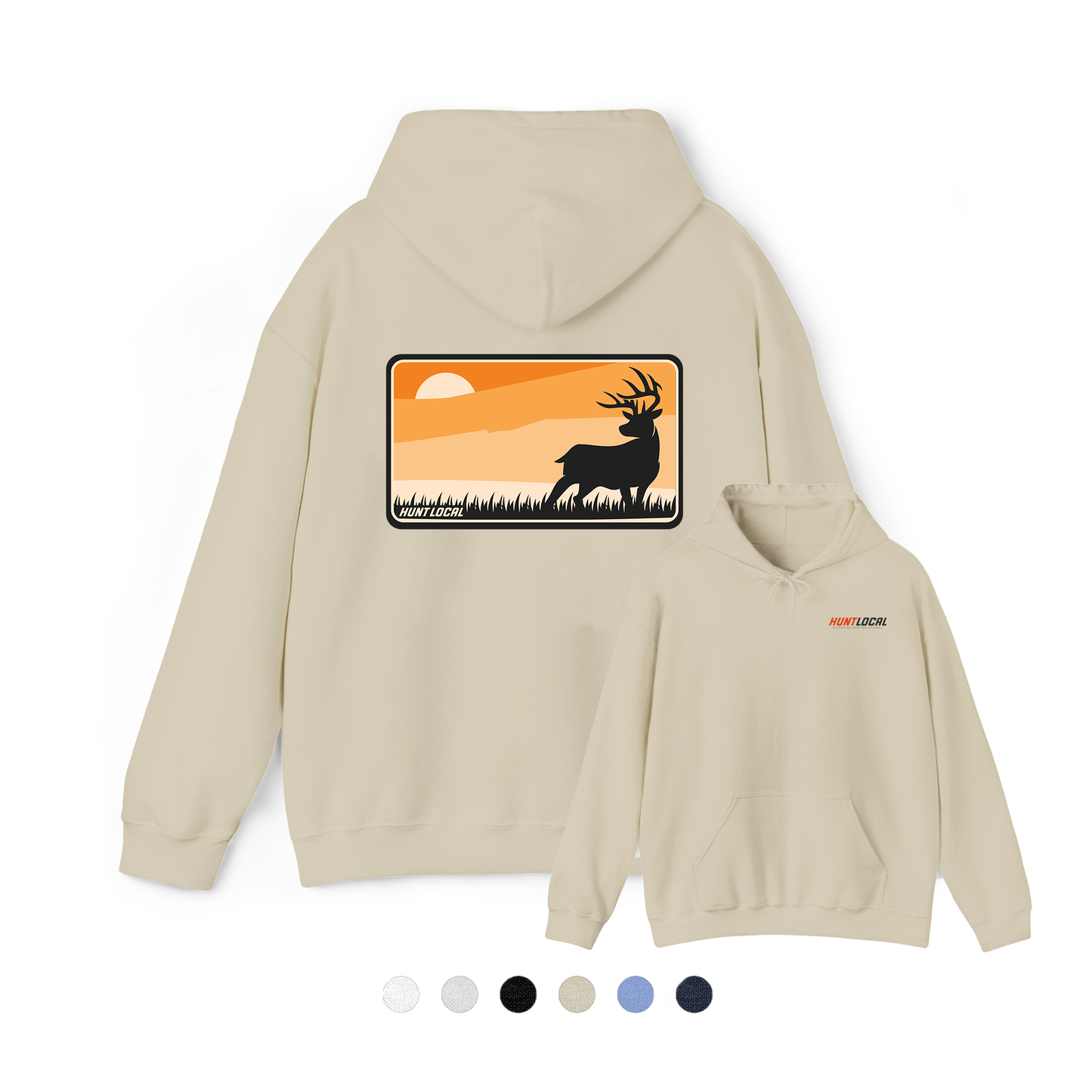 Generic - Sunset Buck Hoodie (back)