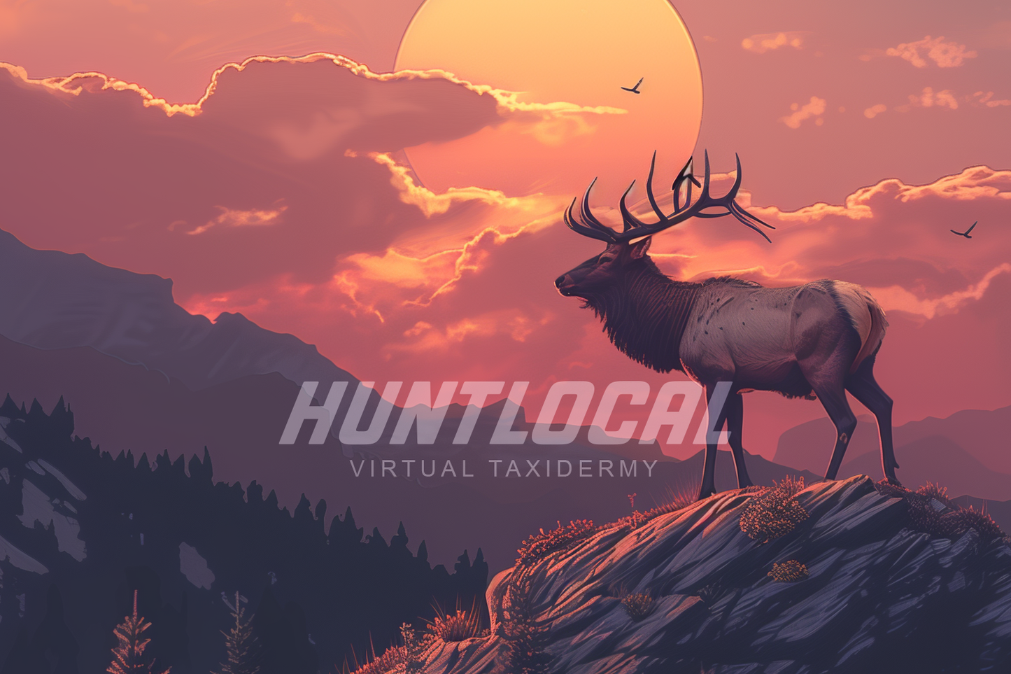 SCENE 107 - Custom Elk Art