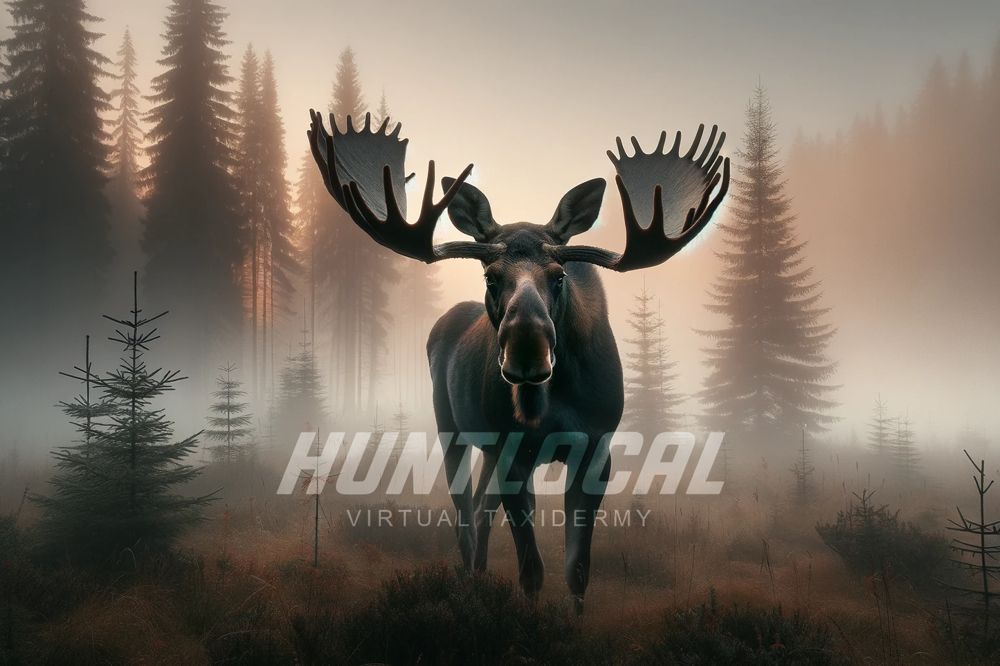 SCENE 132 - Moose Morning Fog
