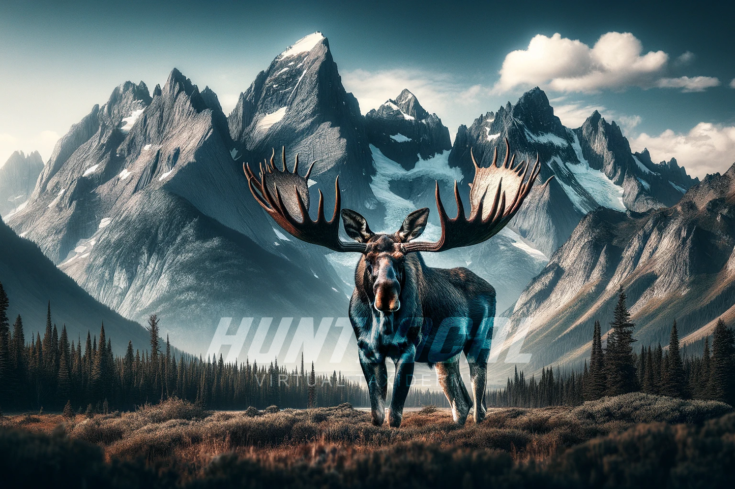 SCENE 130 - Moose Rugged Mountains