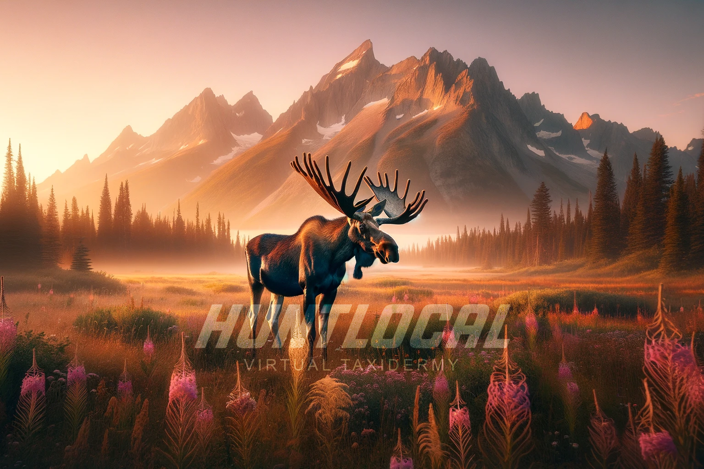 SCENE 138 - Moose Morning Sunrise