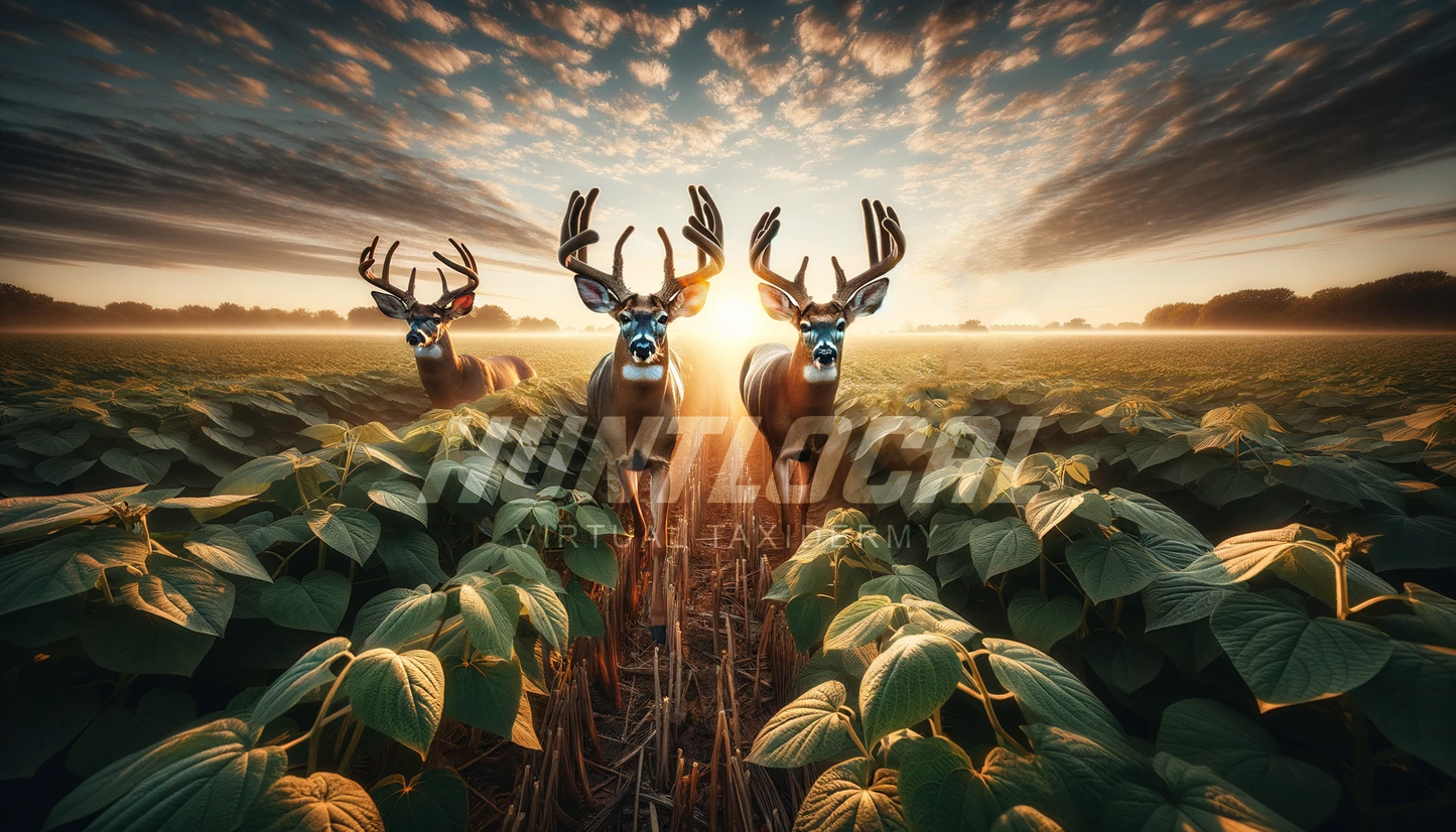 Scene 60 - Three Whitetails Custom Art