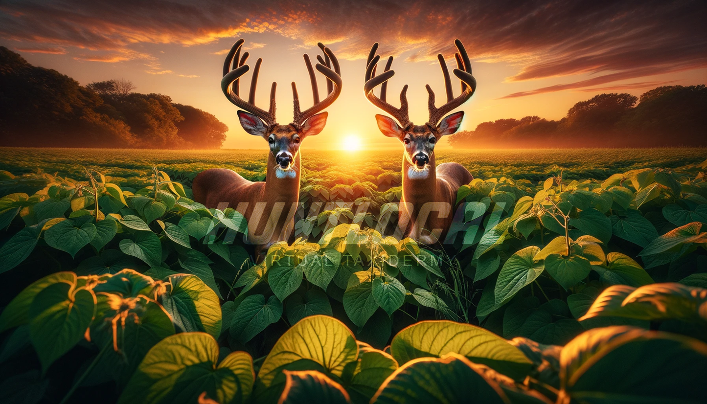 Scene 50 - Two Whitetails Custom Art