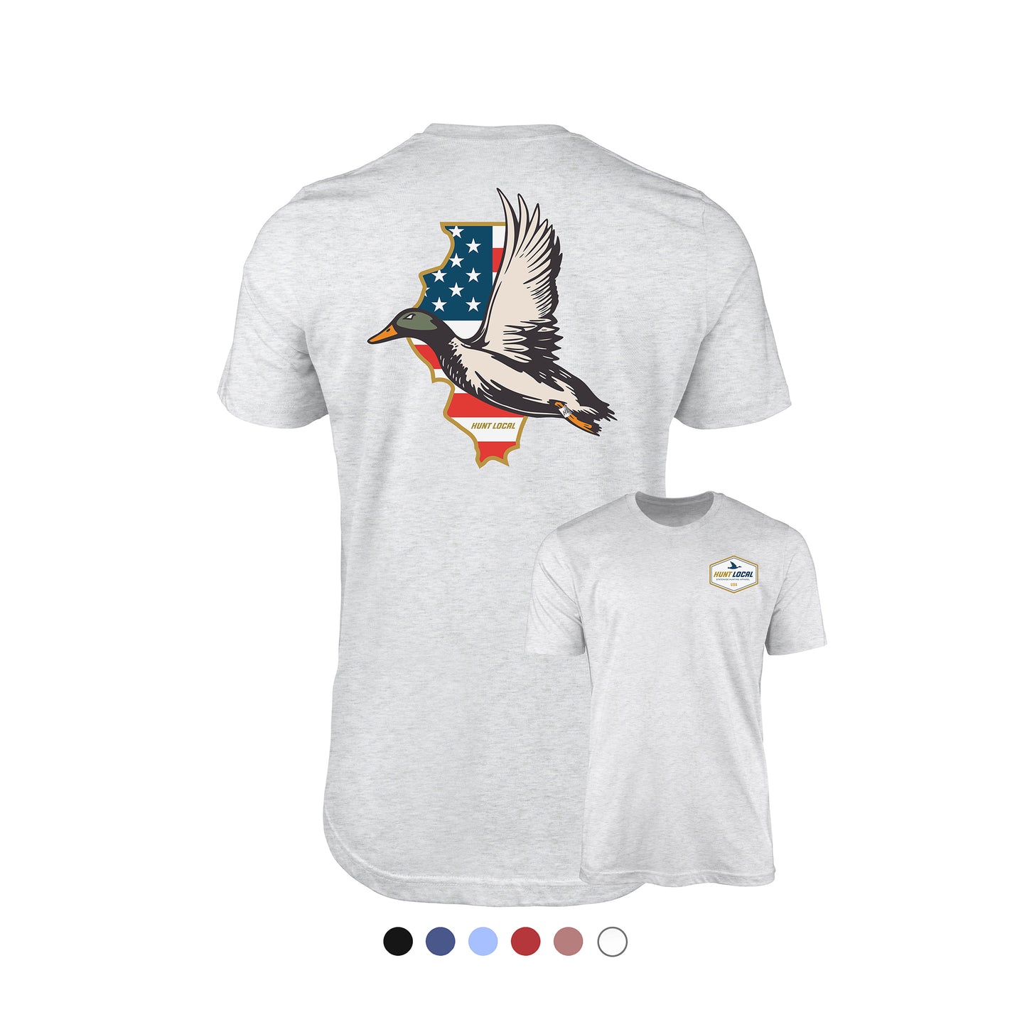 Illinois - USA Waterfowl Back Tee