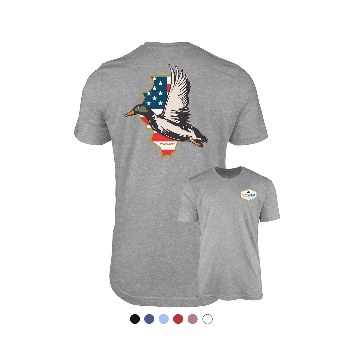 Illinois - USA Waterfowl Back Tee